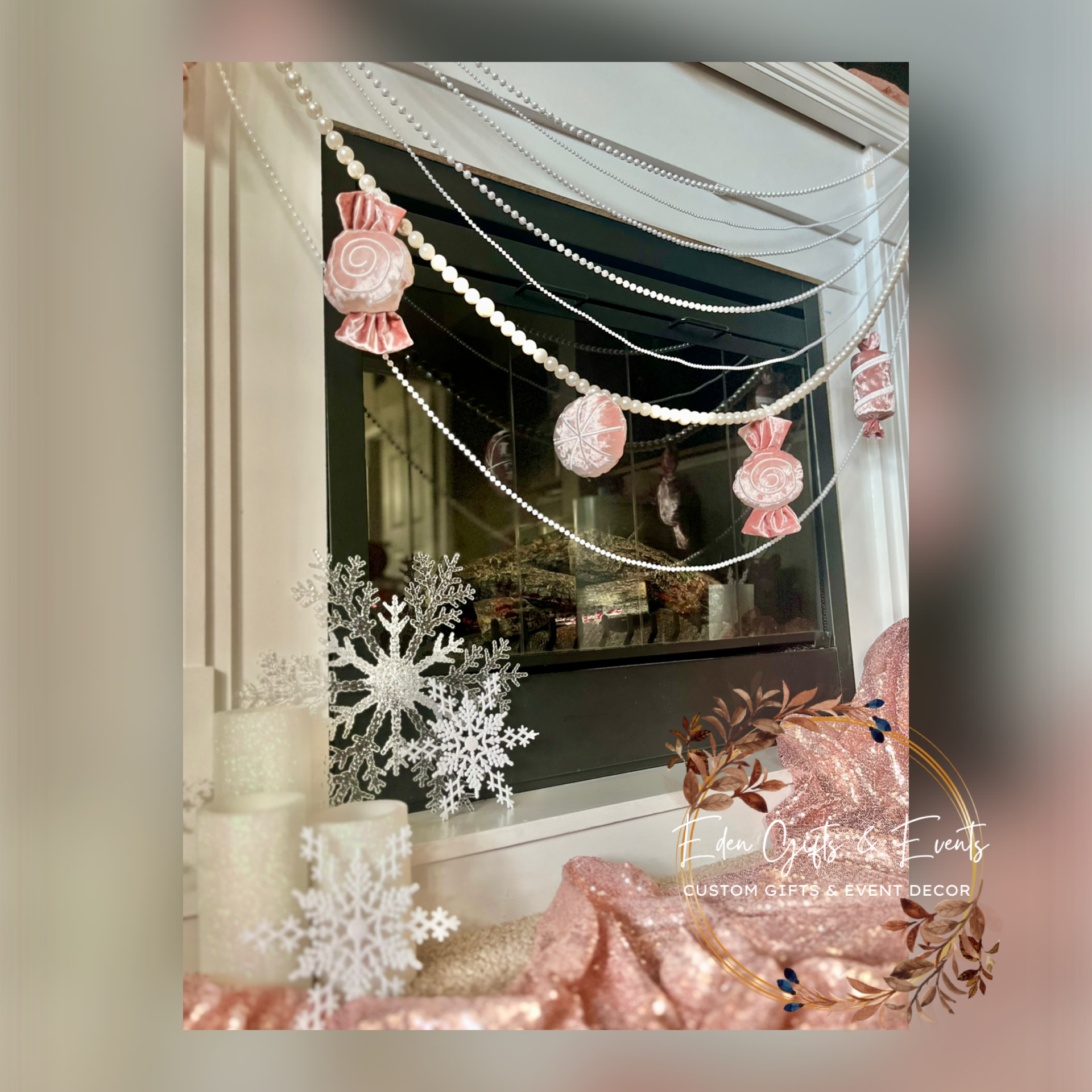 Eden Gifts & Events is your go-to destination for stunning event backdrops, fringe garland, and balloon garland, columns, and marquees.  We offer local delivery and FREE  pick-up options.  Request your FREE quote today!