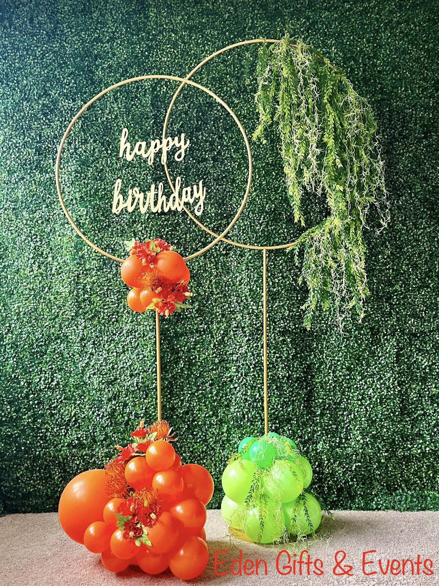 Eden Gifts & Events is THE destination for next level custom gift and event styling experiences in Jacksonville, FL with custom gifts, event backdrops, and balloon garland, arches, columns, and marquees available for local delivery and free pick-up o