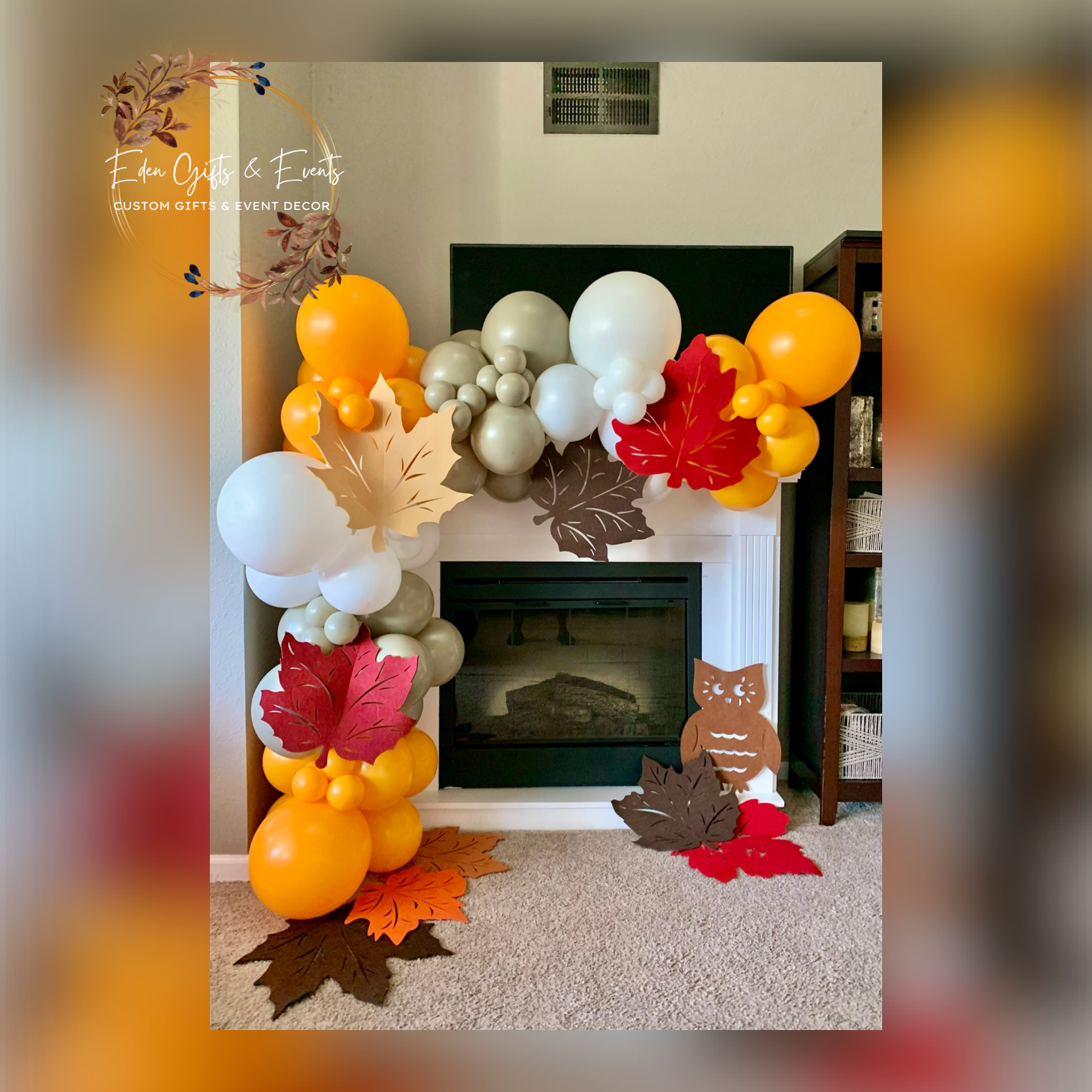 Eden Gifts & Events is THE destination for next level custom gift and event styling experiences in Jacksonville, FL with custom gifts, event backdrops, and balloon garland, arches, columns, and marquees available for local delivery and free pick-up o