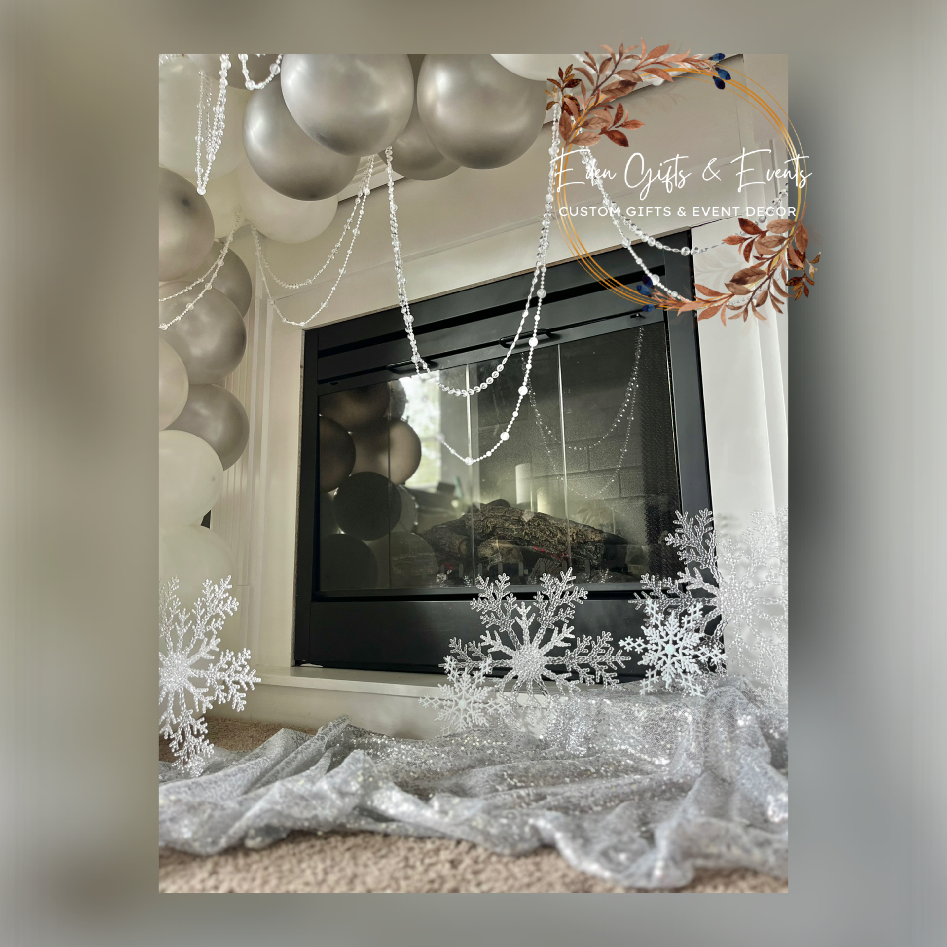 Eden Gifts & Events is THE destination for next level custom gift and event styling experiences in Jacksonville, FL with custom gifts, event backdrops, and balloon garland, arches, columns, and marquees available for local delivery and free pick-up o