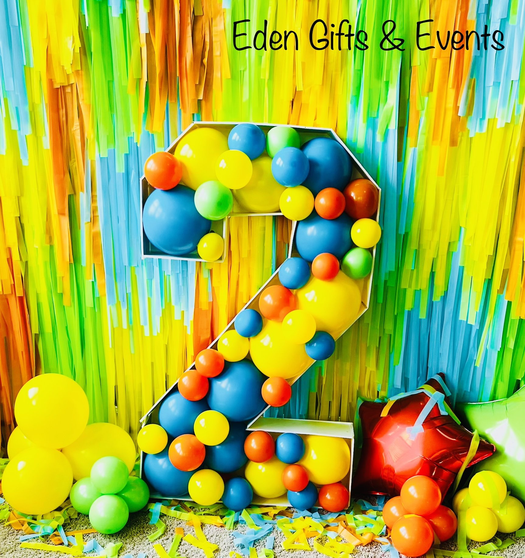 Number Balloon Mosaics for Parties and Events in Jacksonville, FL
