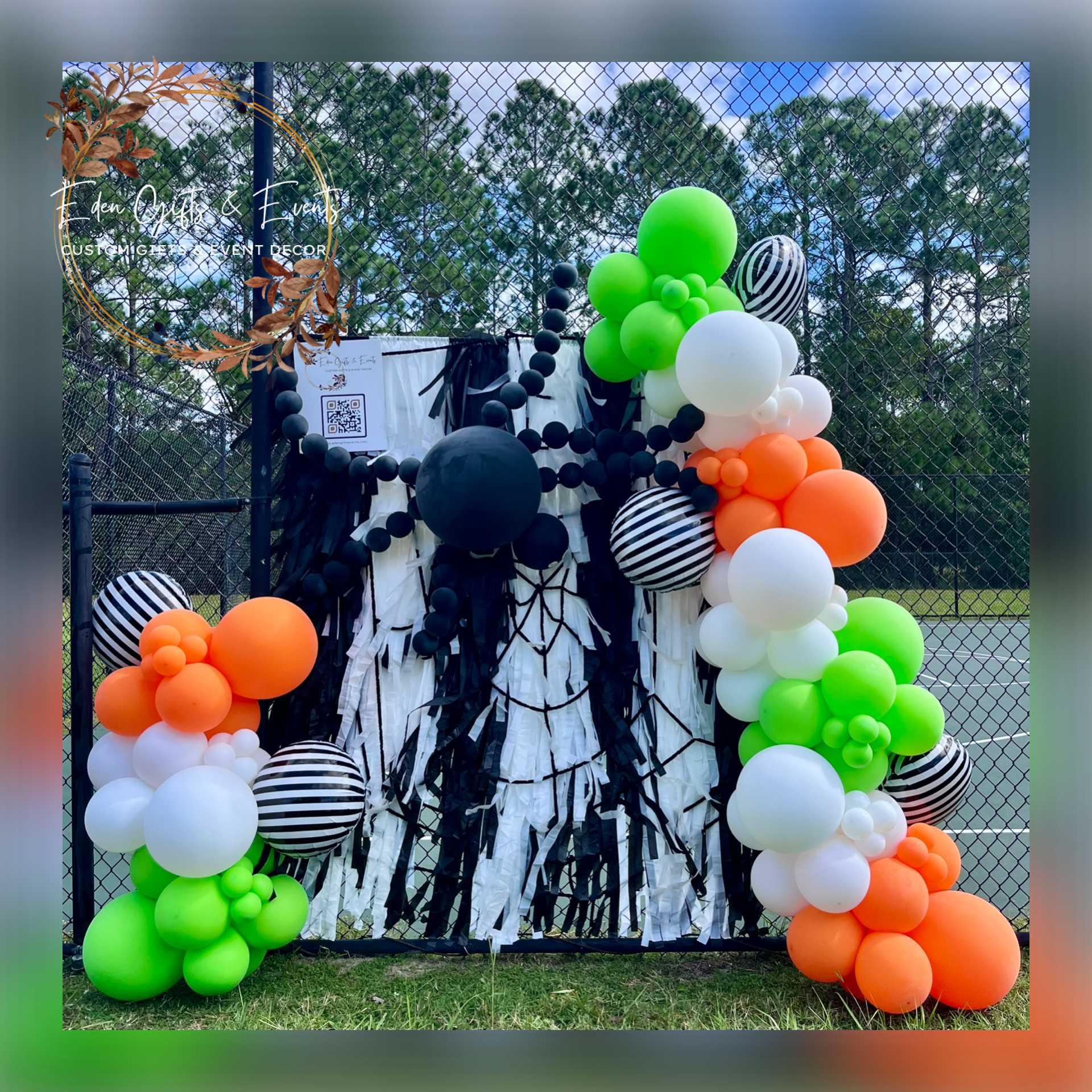 Eden Gifts & Events is THE destination for next level custom gift and event styling experiences in Jacksonville, FL with custom gifts, event backdrops, and balloon garland, arches, columns, and marquees available for local delivery and free pick-up o