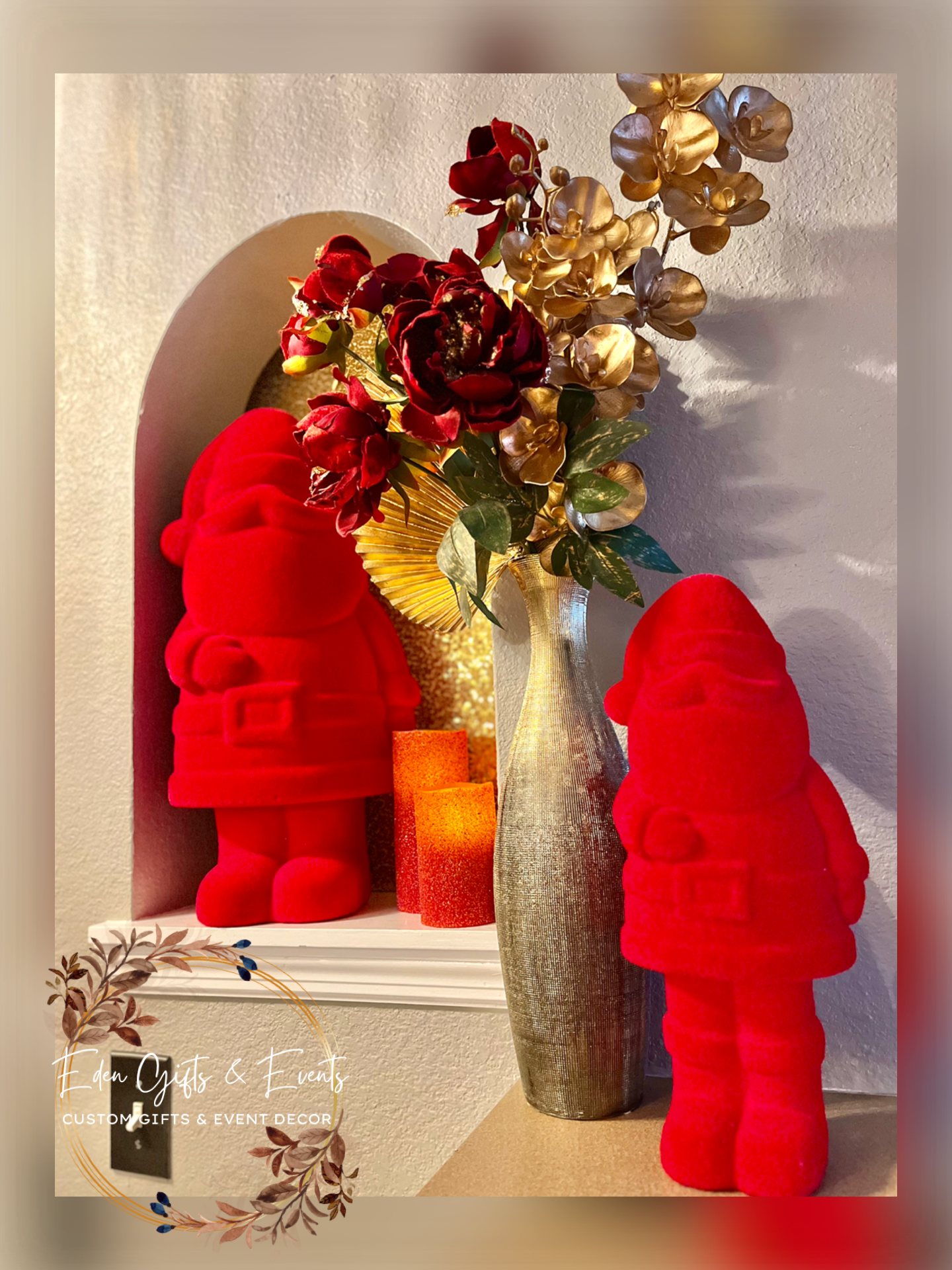 Eden Gifts & Events is your go-to destination for stunning event backdrops, fringe garland, and balloon garland, columns, and marquees.  We offer local delivery and FREE  pick-up options.  Request your FREE quote today!