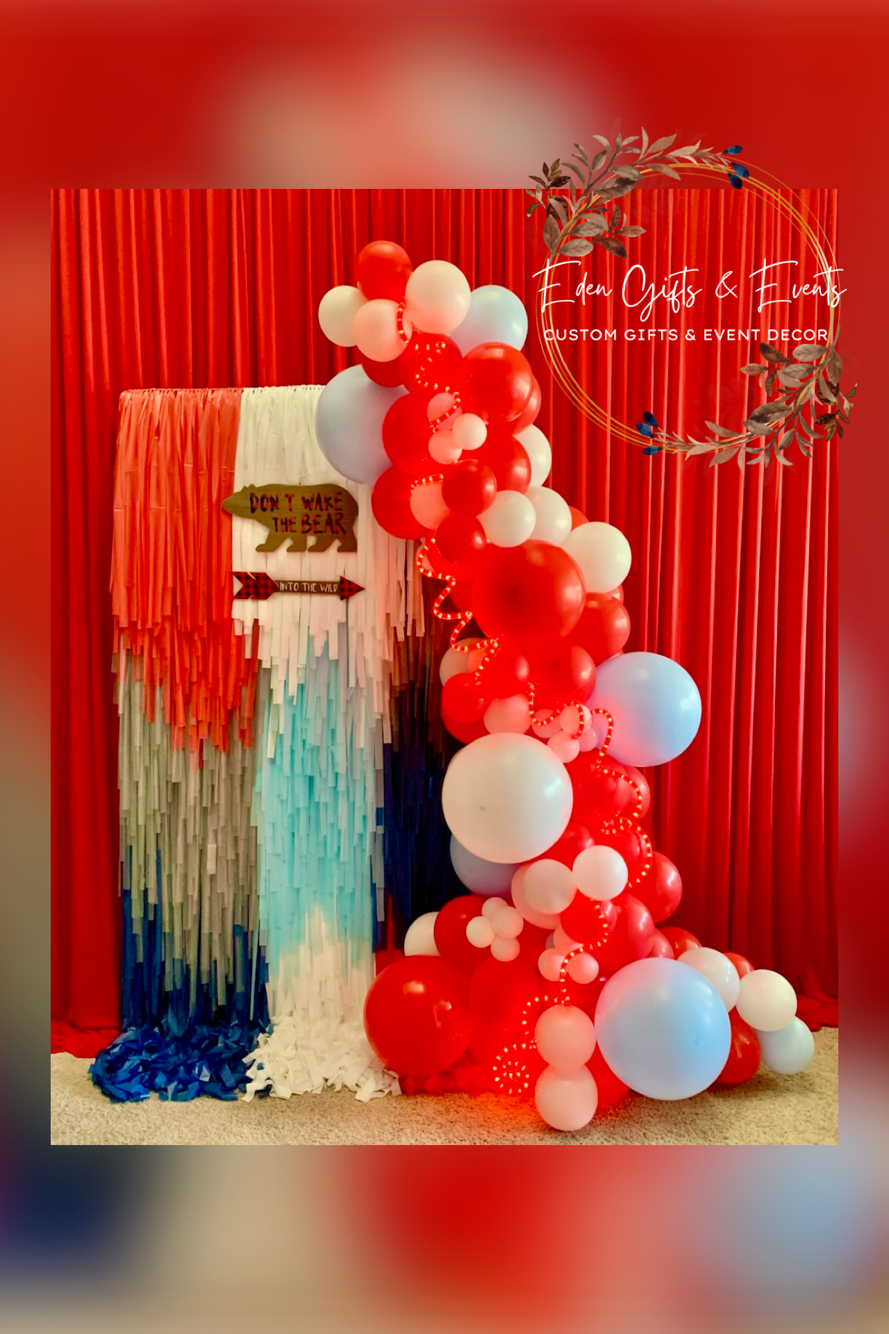 Eden Gifts & Events is Jacksonville’s go-to for custom gifts and unforgettable event styling. From one-of-a-kind gifts to show-stopping balloon installations—like garlands, arches, columns, and marquee displays—we bring your vision to life. We also o