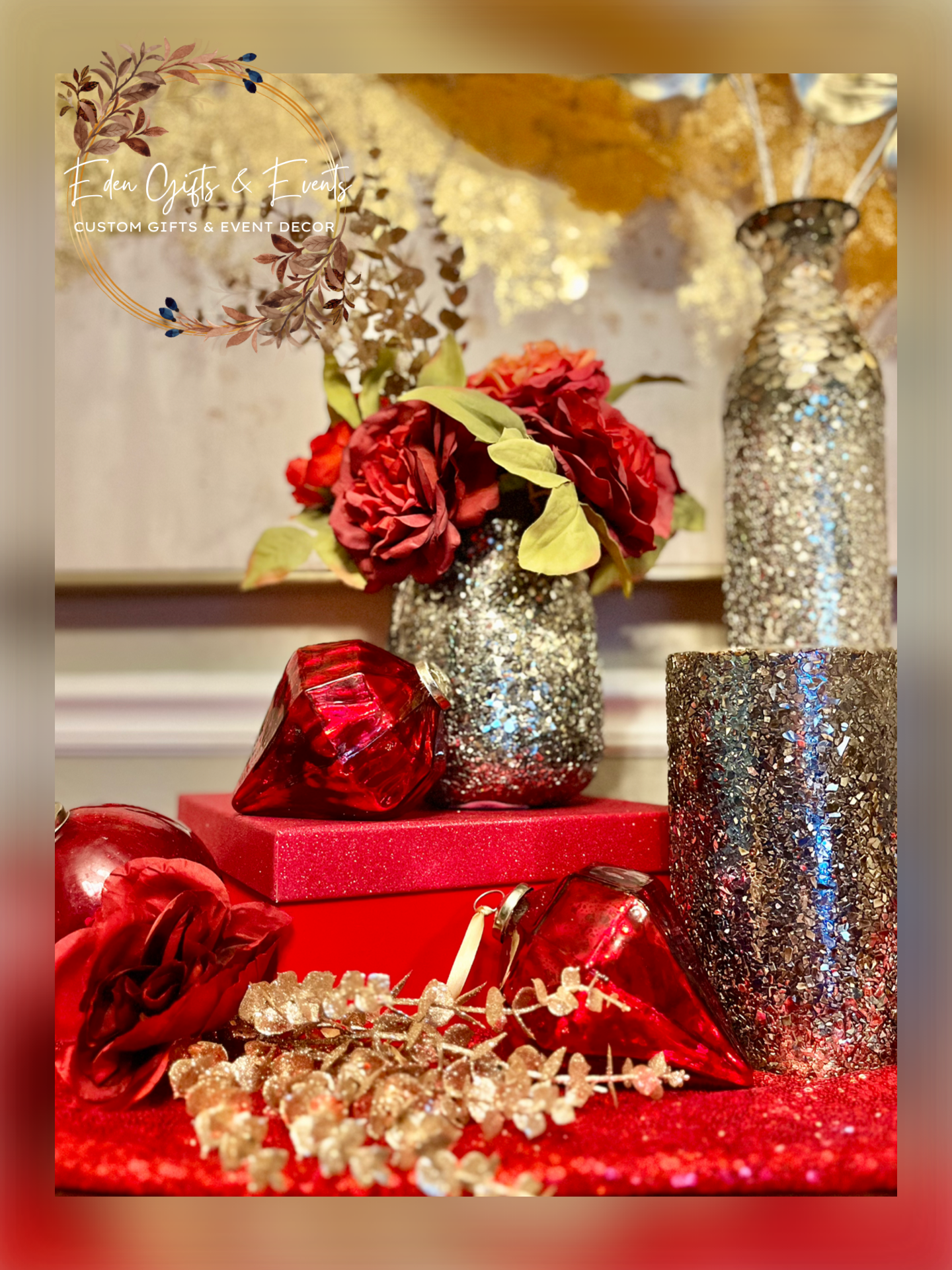 Eden Gifts & Events is Jacksonville’s go-to for custom gifts and unforgettable event styling. From one-of-a-kind gifts to show-stopping balloon installations—like garlands, arches, columns, and marquee displays—we bring your vision to life. We also o