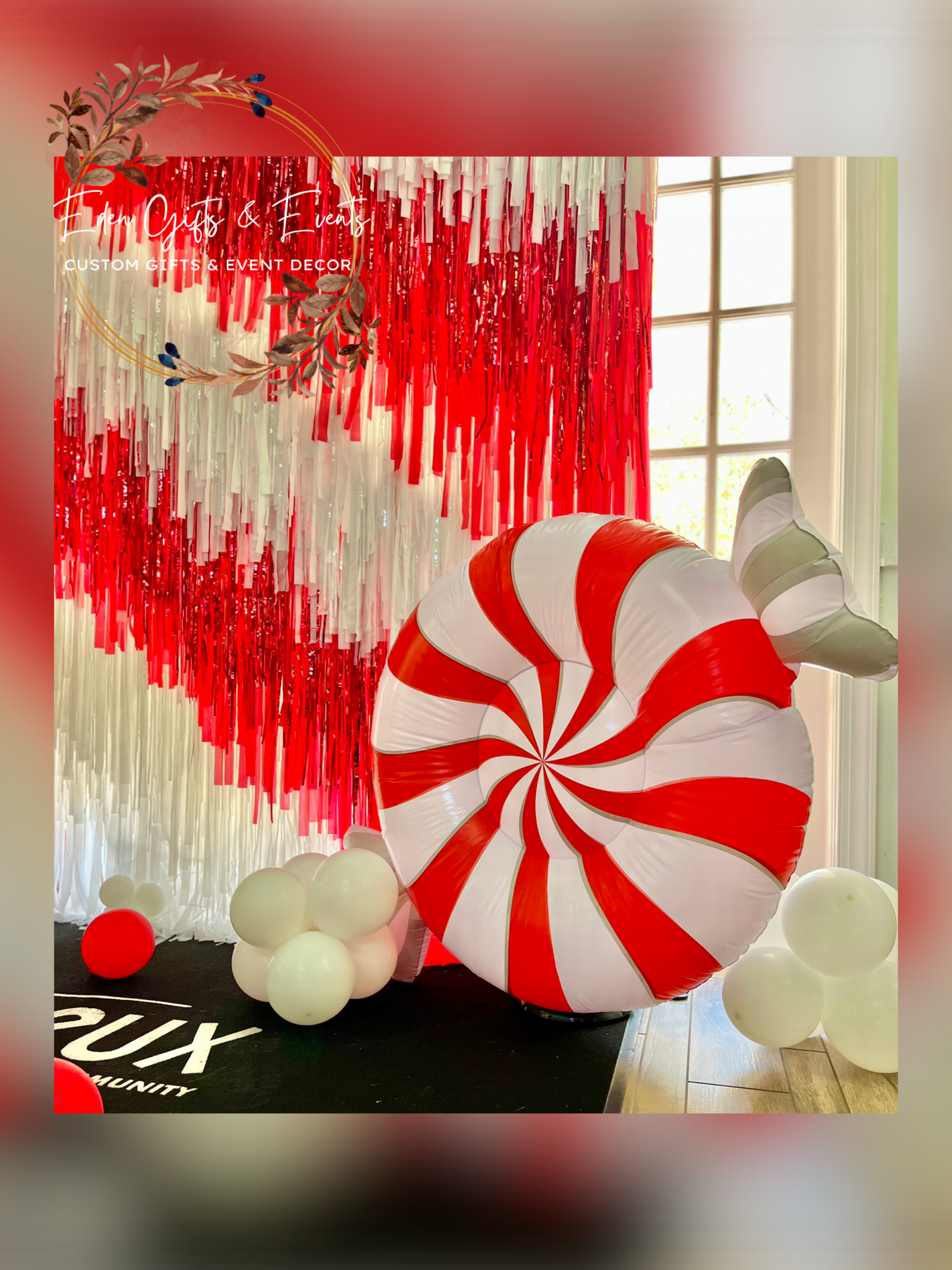 Eden Gifts & Events is THE destination for next level custom gift and event styling experiences in Jacksonville, FL with custom gifts, event backdrops, and balloon garland, arches, columns, and marquees available for local delivery and free pick-up o