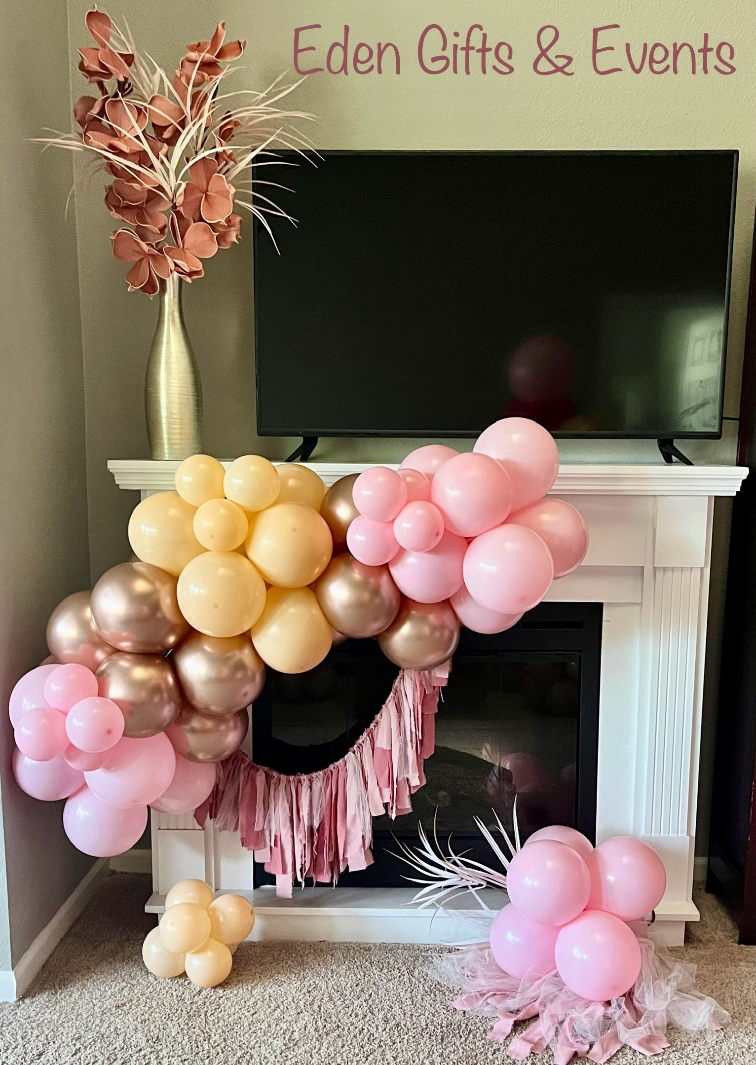 Eden Gifts & Events is THE destination for next level custom gift and event styling experiences in Jacksonville, FL with custom gifts, event backdrops, and balloon garland, arches, columns, and marquees available for local delivery and free pick-up o