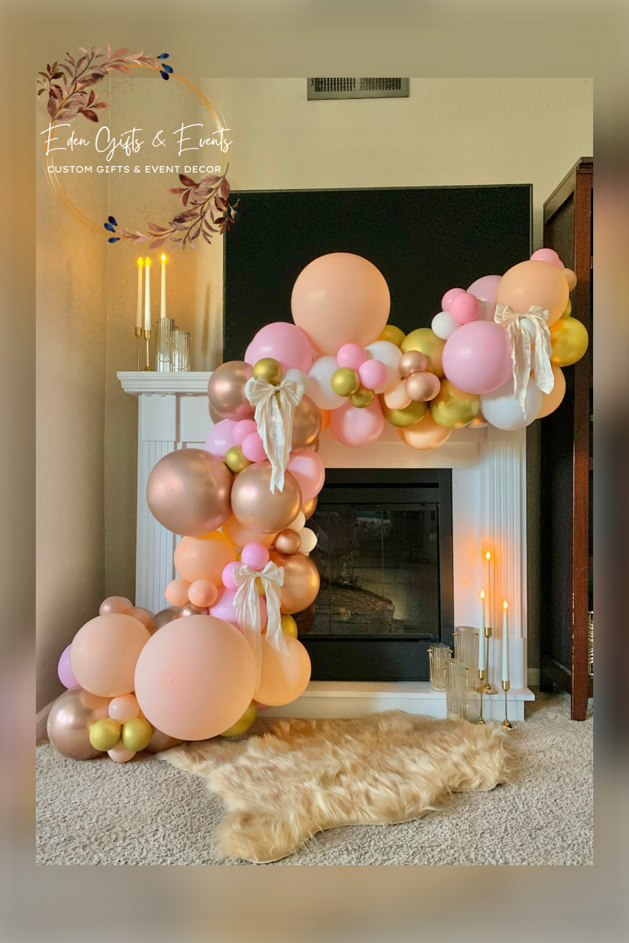 Eden Gifts & Events is Jacksonville’s go-to for custom gifts and unforgettable event styling. From one-of-a-kind gifts to show-stopping balloon installations—like garlands, arches, columns, and marquee displays—we bring your vision to life. We also o