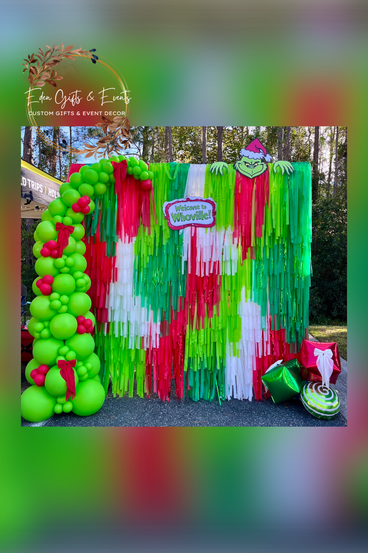 Eden Gifts & Events is Jacksonville’s go-to for custom gifts and unforgettable event styling. From one-of-a-kind gifts to show-stopping balloon installations—like garlands, arches, columns, and marquee displays—we bring your vision to life. We also o