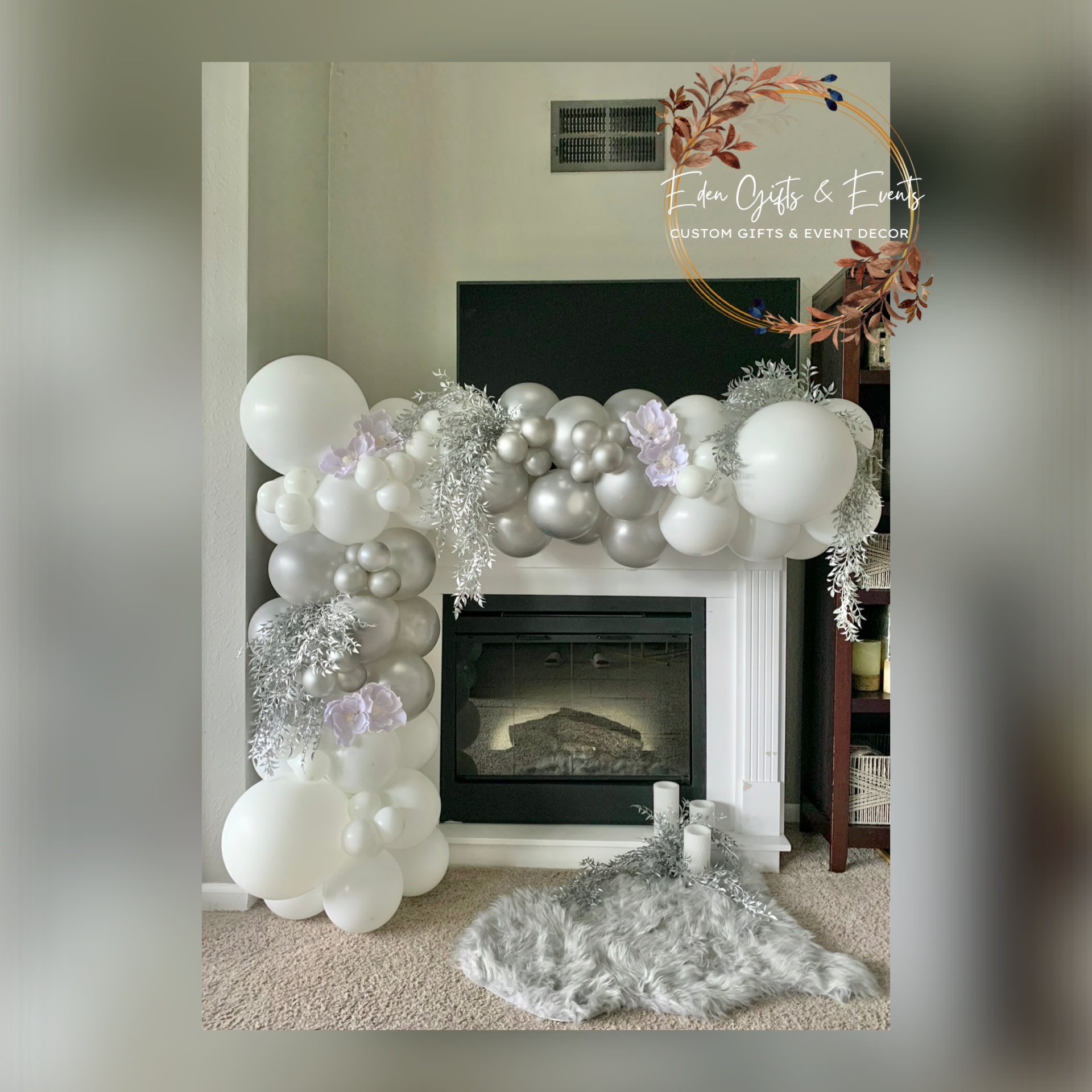 Eden Gifts & Events is THE destination for next level custom gift and event styling experiences in Jacksonville, FL with custom gifts, event backdrops, and balloon garland, arches, columns, and marquees available for local delivery and free pick-up o