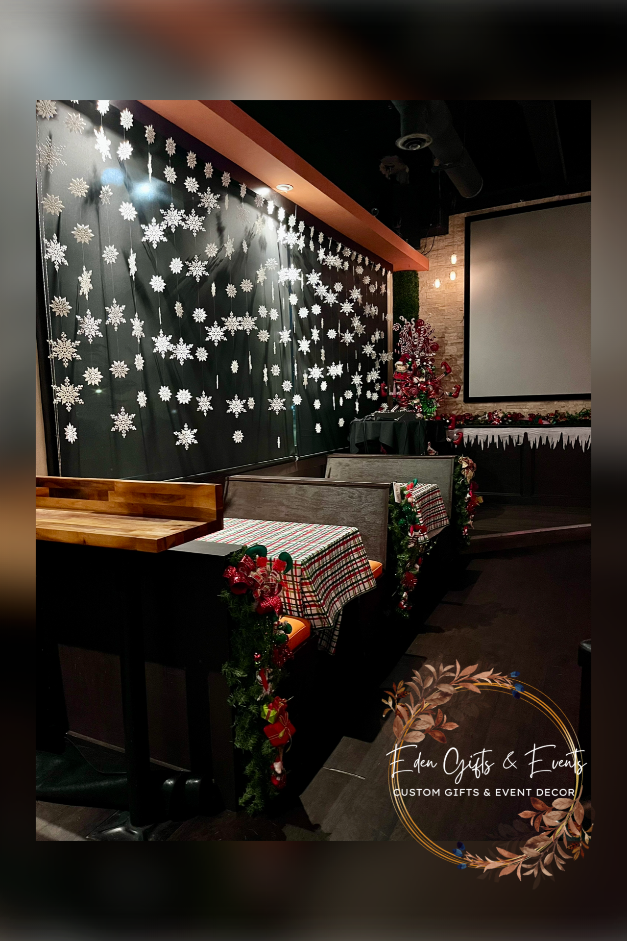 Eden Gifts & Events is your go-to destination for stunning event backdrops, fringe garland, and balloon garland, columns, and marquees.  We offer local delivery and FREE  pick-up options.  Request your FREE quote today!