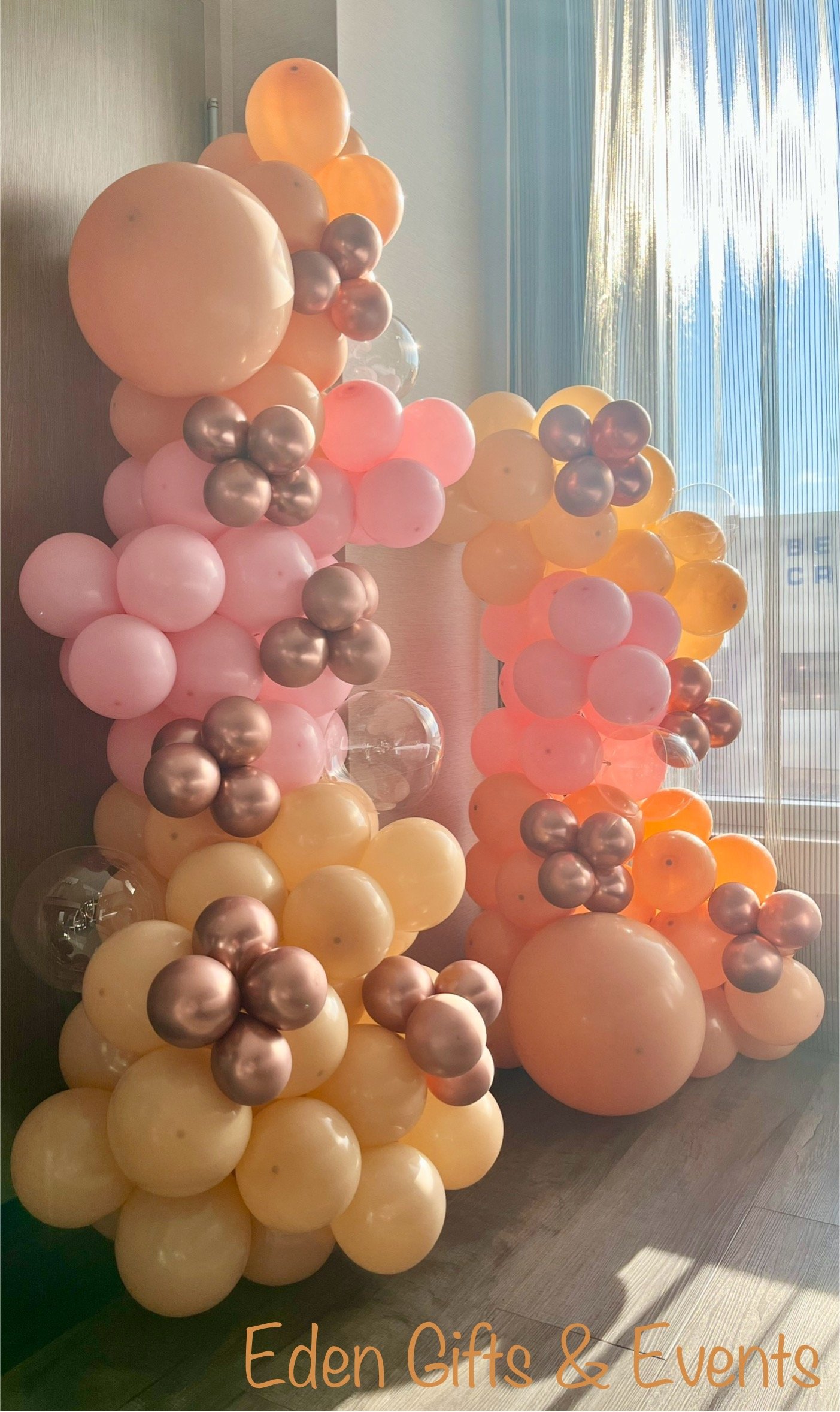 Eden Gifts & Events is THE destination for next level custom gift and event styling experiences in Jacksonville, FL with custom gifts, event backdrops, and balloon garland, arches, columns, and marquees available for local delivery and free pick-up o