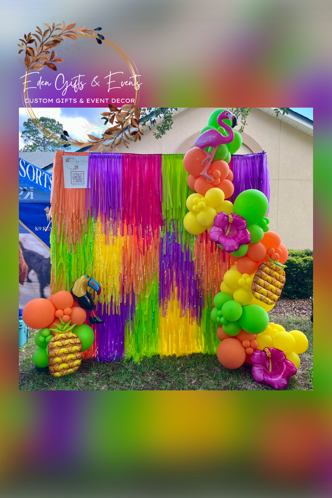 Eden Gifts & Events is Jacksonville’s go-to for custom gifts and unforgettable event styling. From one-of-a-kind gifts to show-stopping balloon installations—like garlands, arches, columns, and marquee displays—we bring your vision to life. We also o