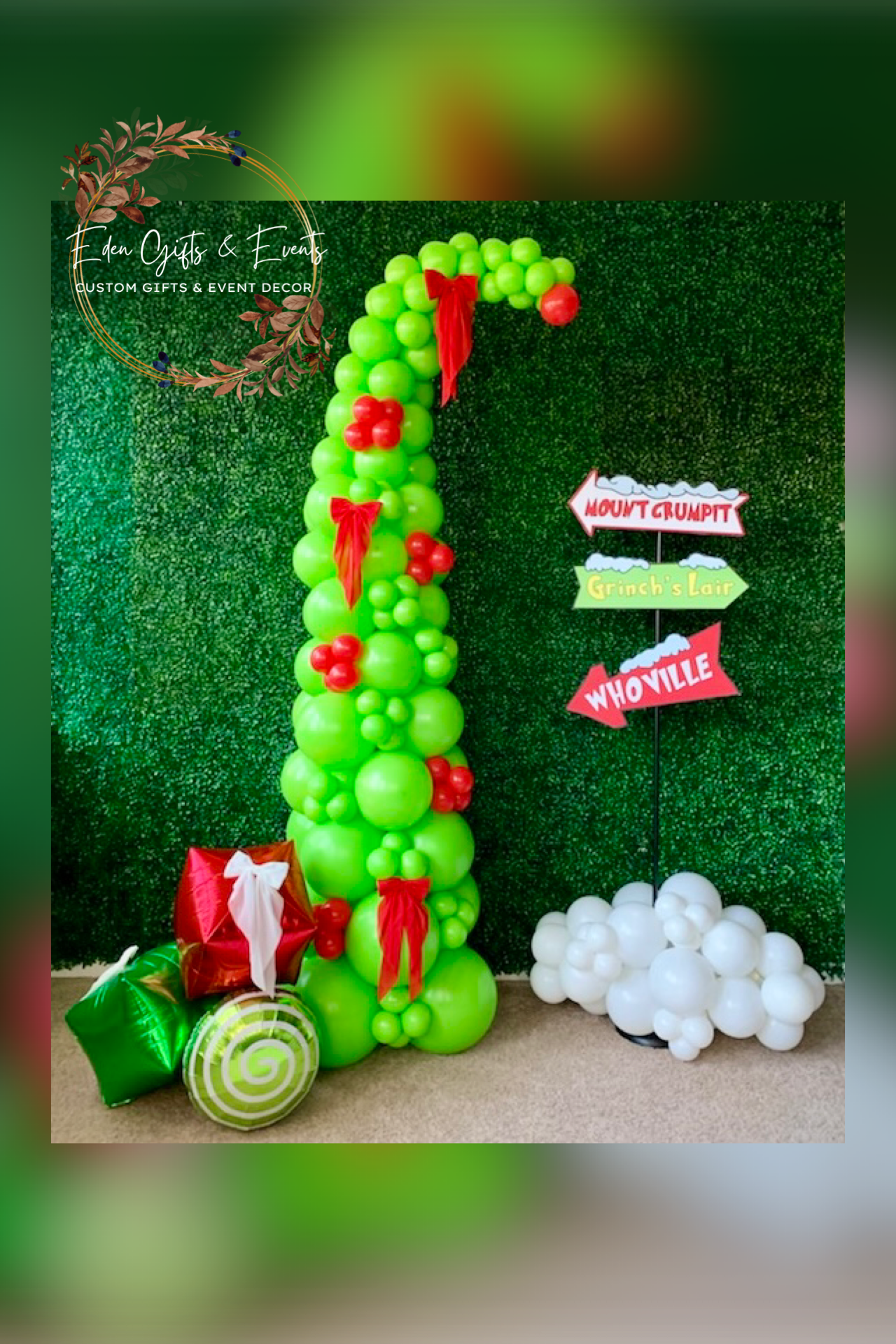 Eden Gifts & Events is THE destination for next level custom gift and event styling experiences in Jacksonville, FL with custom gifts, event backdrops, and balloon garland, arches, columns, and marquees available for local delivery and free pick-up o