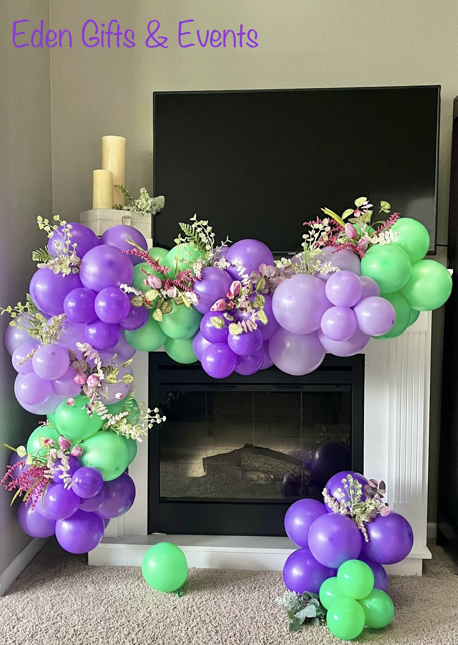 Eden Gifts & Events is THE destination for next level custom gift and event styling experiences in Jacksonville, FL with custom gifts, event backdrops, and balloon garland, arches, columns, and marquees available for local delivery and free pick-up o
