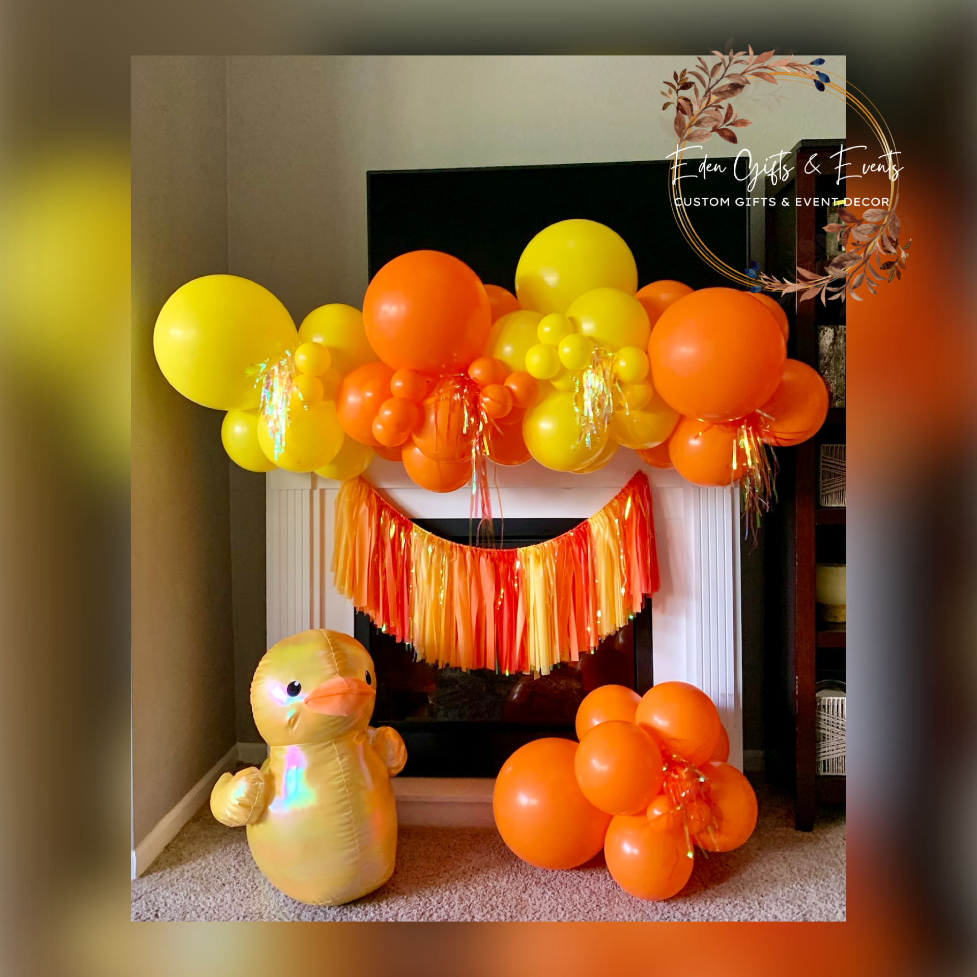 Eden Gifts & Events is THE destination for next level custom gift and event styling experiences in Jacksonville, FL with custom gifts, event backdrops, and balloon garland, arches, columns, and marquees available for local delivery and free pick-up o