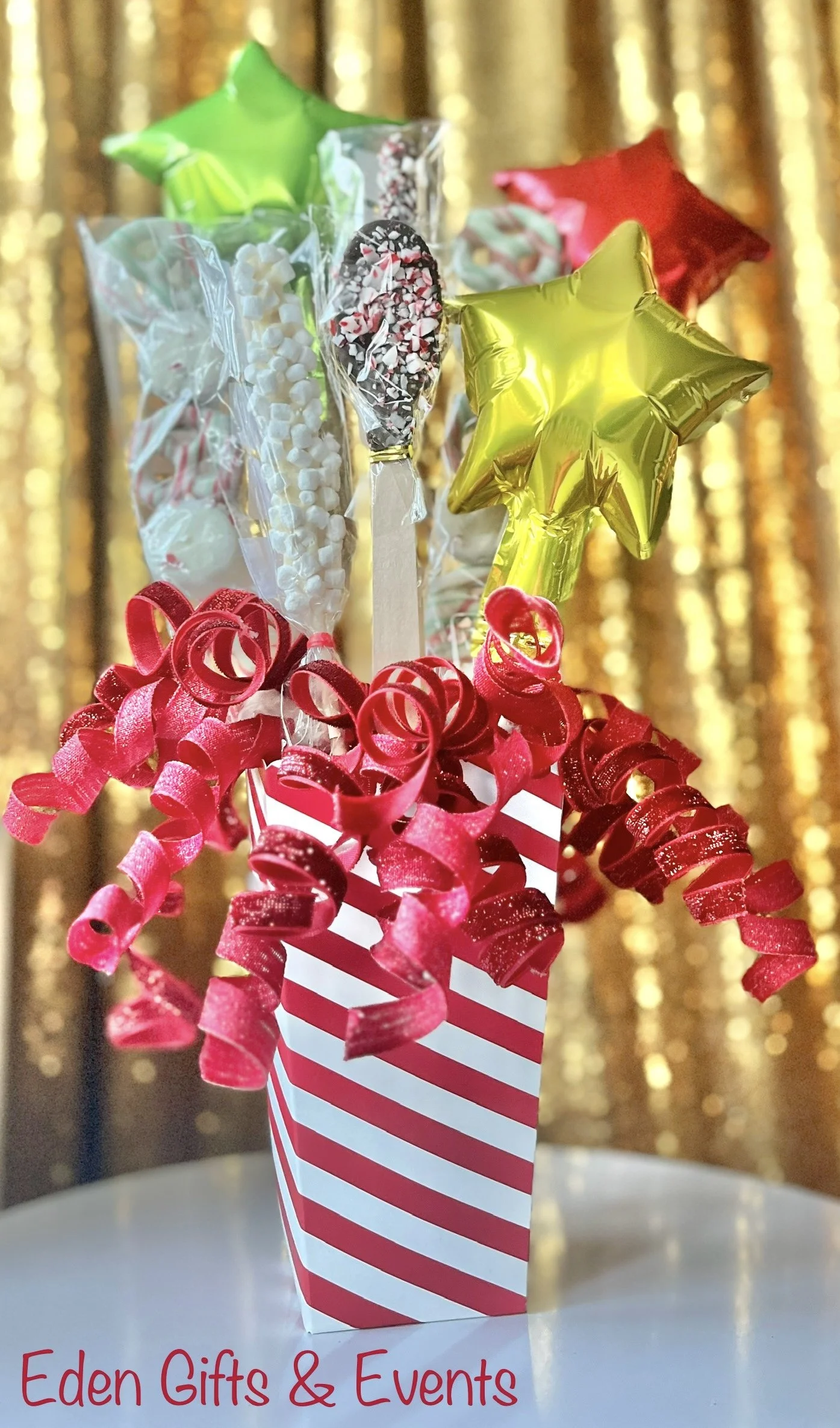 Eden Gifts & Events is THE destination for next level custom gift and event styling experiences in Jacksonville, FL with custom gifts, event backdrops, and balloon garland, arches, columns, and marquees available for local delivery and free pick-up o