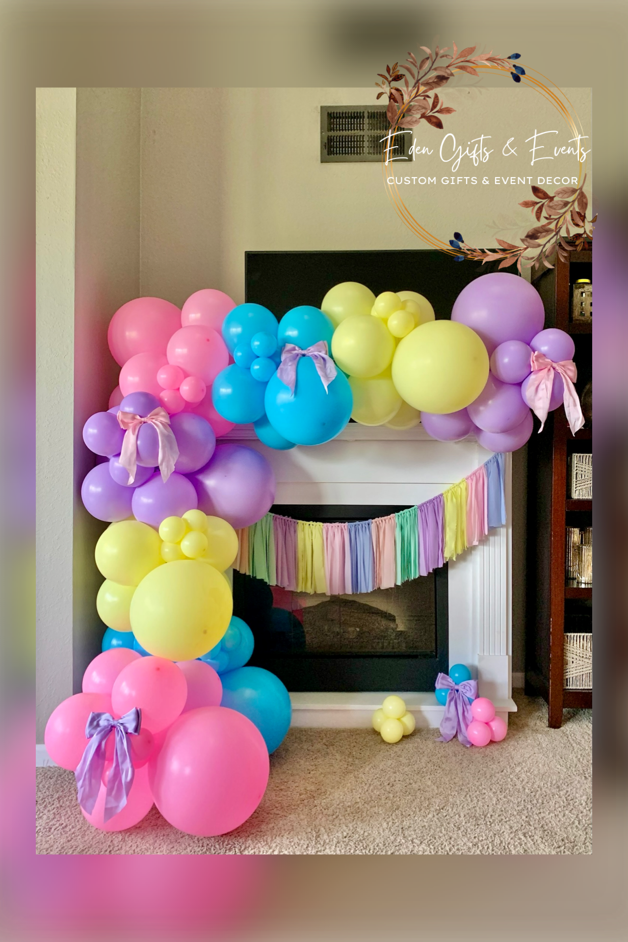 Eden Gifts & Events is Jacksonville’s go-to for custom gifts and unforgettable event styling. From one-of-a-kind gifts to show-stopping balloon installations—like garlands, arches, columns, and marquee displays—we bring your vision to life. We also o