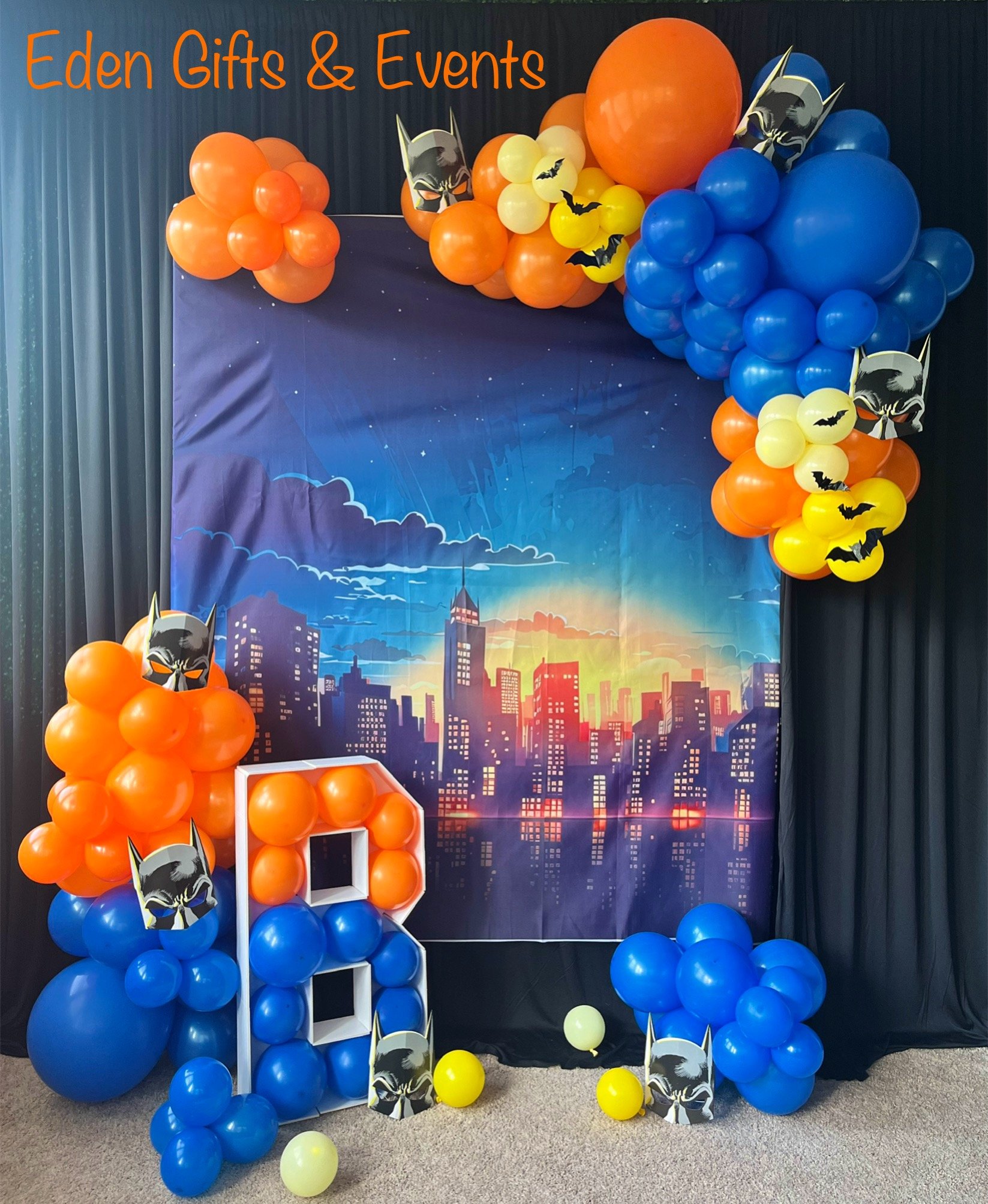 Eden Gifts & Events is THE destination for next level custom gift and event styling experiences in Jacksonville, FL with custom gifts, event backdrops, and balloon garland, arches, columns, and marquees available for local delivery and free pick-up o