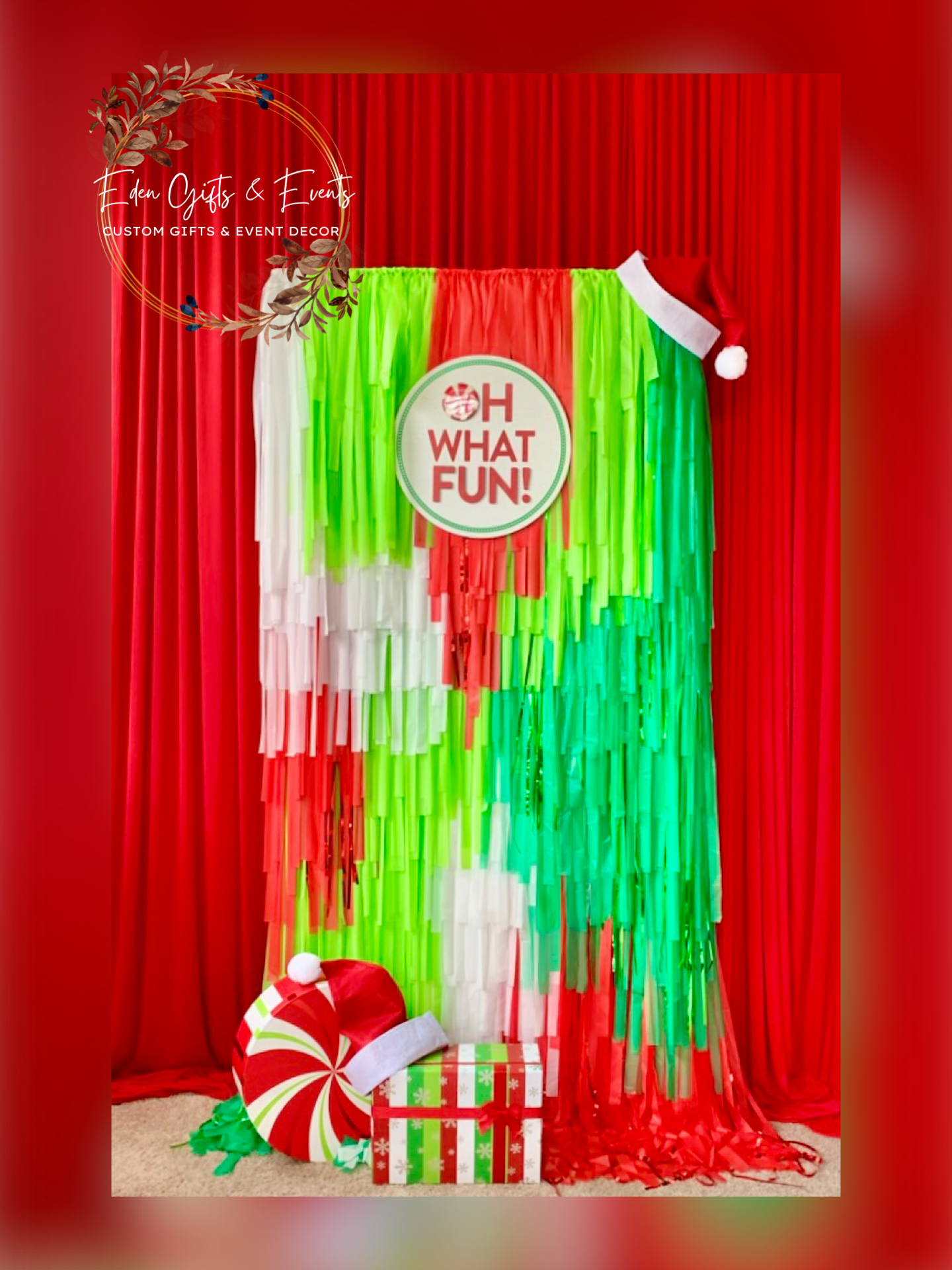 Eden Gifts & Events is THE destination for next level custom gift and event styling experiences in Jacksonville, FL with custom gifts, event backdrops, and balloon garland, arches, columns, and marquees available for local delivery and free pick-up o