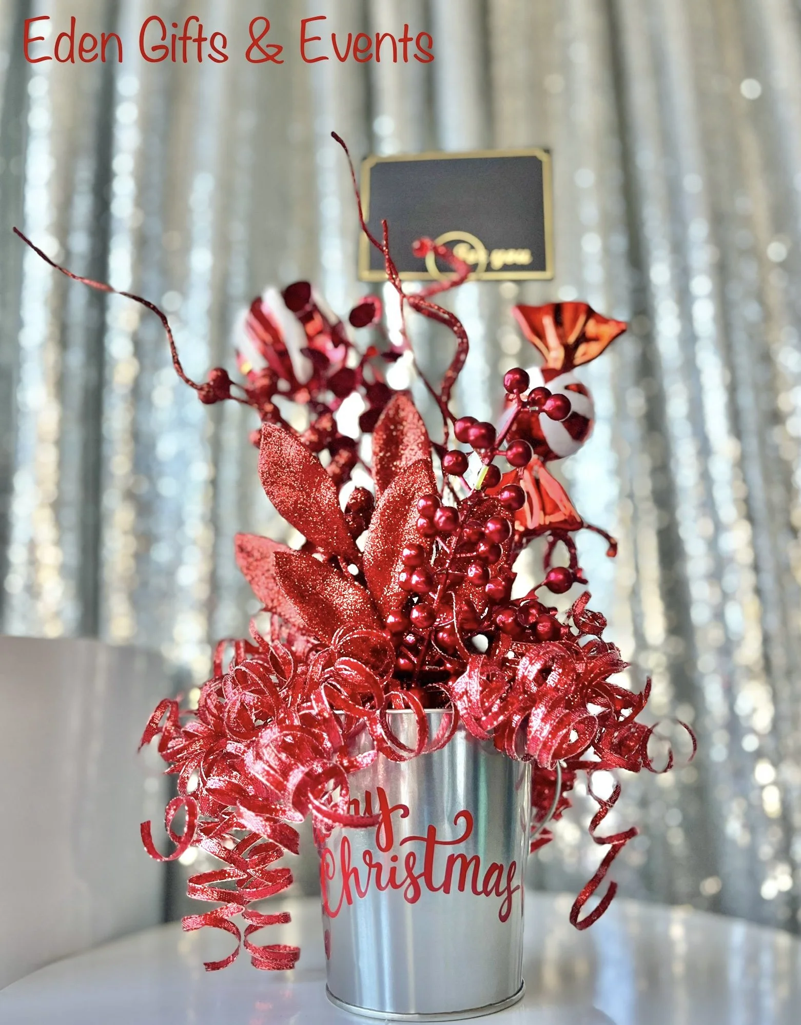 Eden Gifts & Events is THE destination for next level custom gift and event styling experiences in Jacksonville, FL with custom gifts, event backdrops, and balloon garland, arches, columns, and marquees available for local delivery and free pick-up o