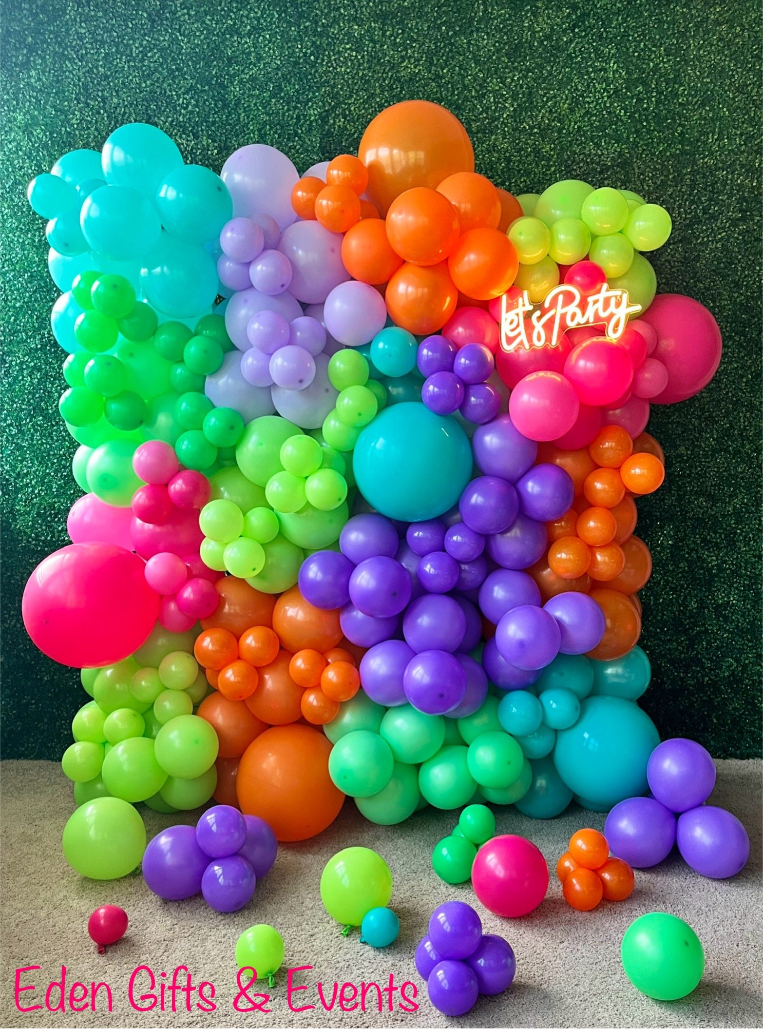 Eden Gifts & Events is THE destination for next level custom gift and event styling experiences in Jacksonville, FL with custom gifts, event backdrops, and balloon garland, arches, columns, and marquees available for local delivery and free pick-up o
