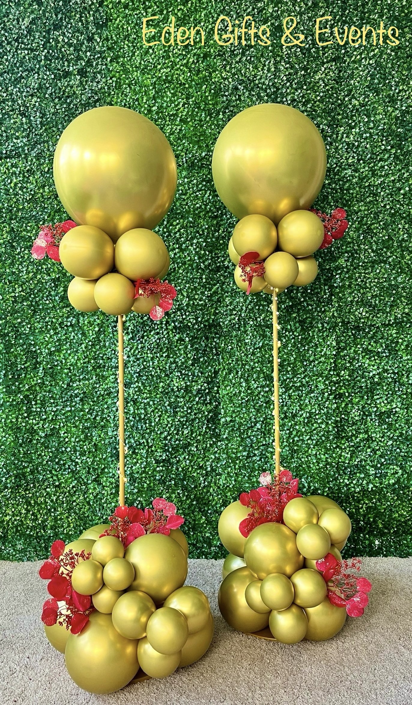 Eden Gifts & Events is THE destination for next level custom gift and event styling experiences in Jacksonville, FL with custom gifts, event backdrops, and balloon garland, arches, columns, and marquees available for local delivery and free pick-up o