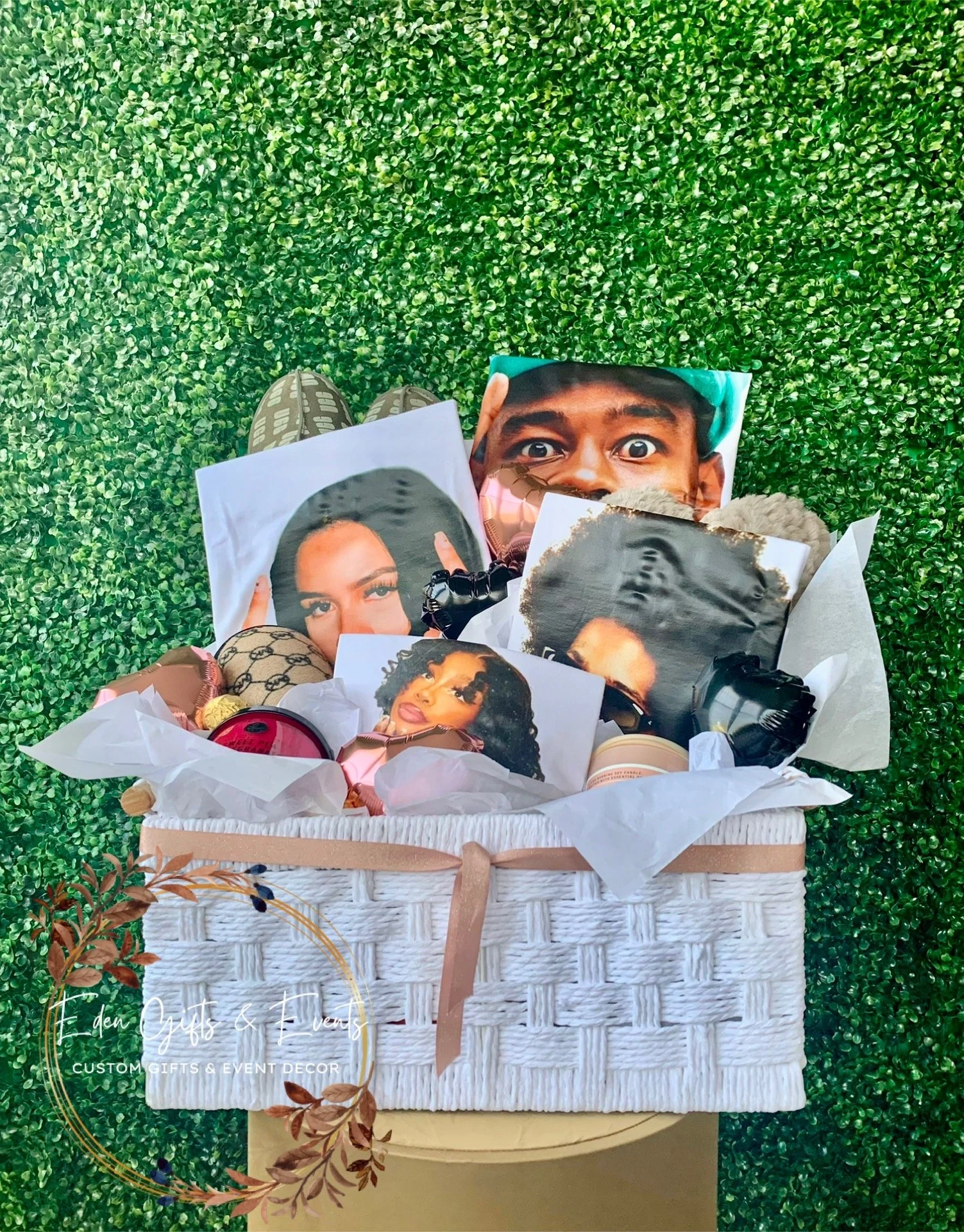 Eden Gifts & Events is THE destination for stunning event backdrops, fringe garland, and balloon garland, columns, and marquees. We offer local delivery and FREE pick-up options. Request your FREE quote today!