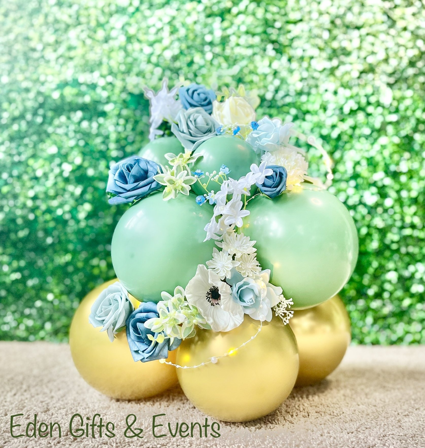 Eden Gifts & Events is THE destination for next level custom gift and event styling experiences in Jacksonville, FL with custom gifts, event backdrops, and balloon garland, arches, columns, and marquees available for local delivery and free pick-up o
