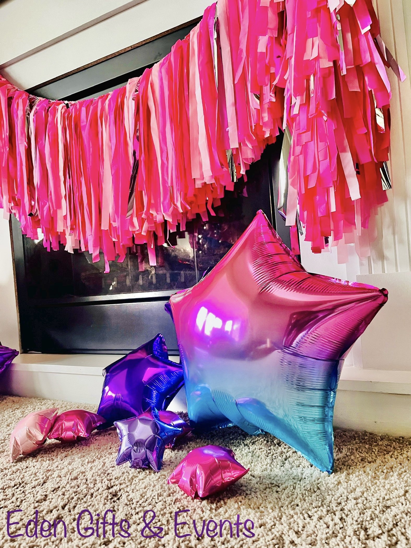 Reusable custom fringe garland party decorations in Jacksonville, FL