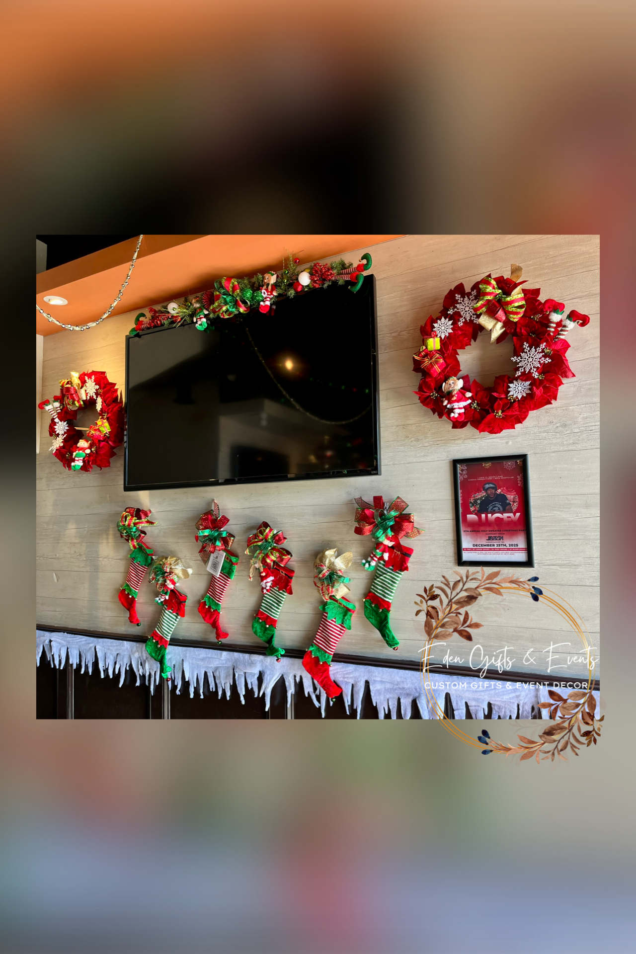 Eden Gifts & Events is your go-to destination for stunning event backdrops, fringe garland, and balloon garland, columns, and marquees.  We offer local delivery and FREE  pick-up options.  Request your FREE quote today!