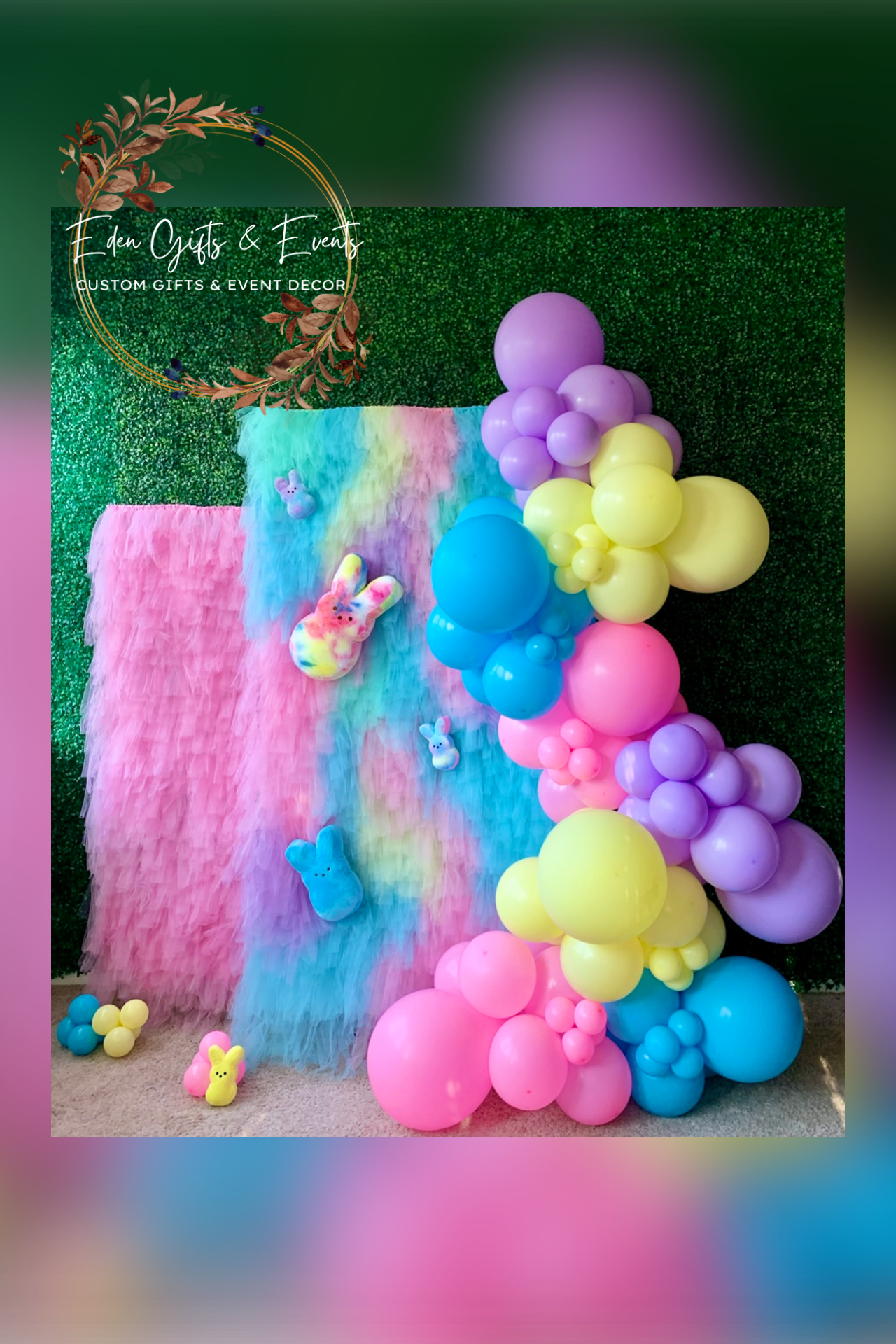 Eden Gifts & Events is Jacksonville’s go-to for custom gifts and unforgettable event styling. From one-of-a-kind gifts to show-stopping balloon installations—like garlands, arches, columns, and marquee displays—we bring your vision to life. We also o