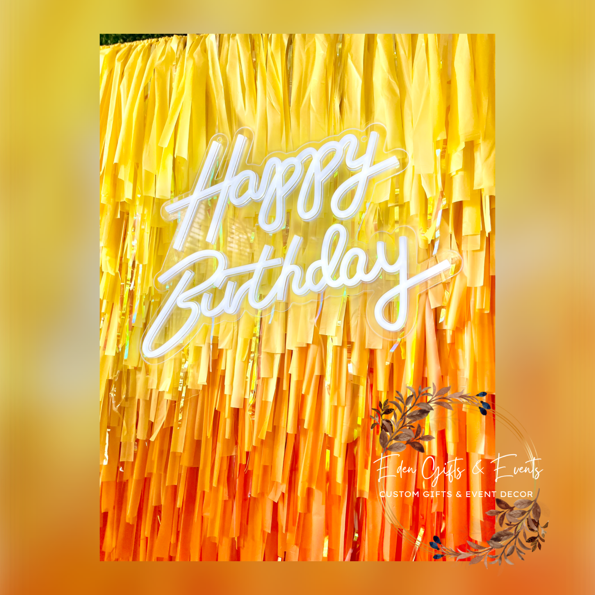 Eden Gifts & Events is Jacksonville’s go-to for custom gifts and unforgettable event styling. From one-of-a-kind gifts to show-stopping balloon installations—like garlands, arches, columns, and marquee displays—we bring your vision to life. We also o