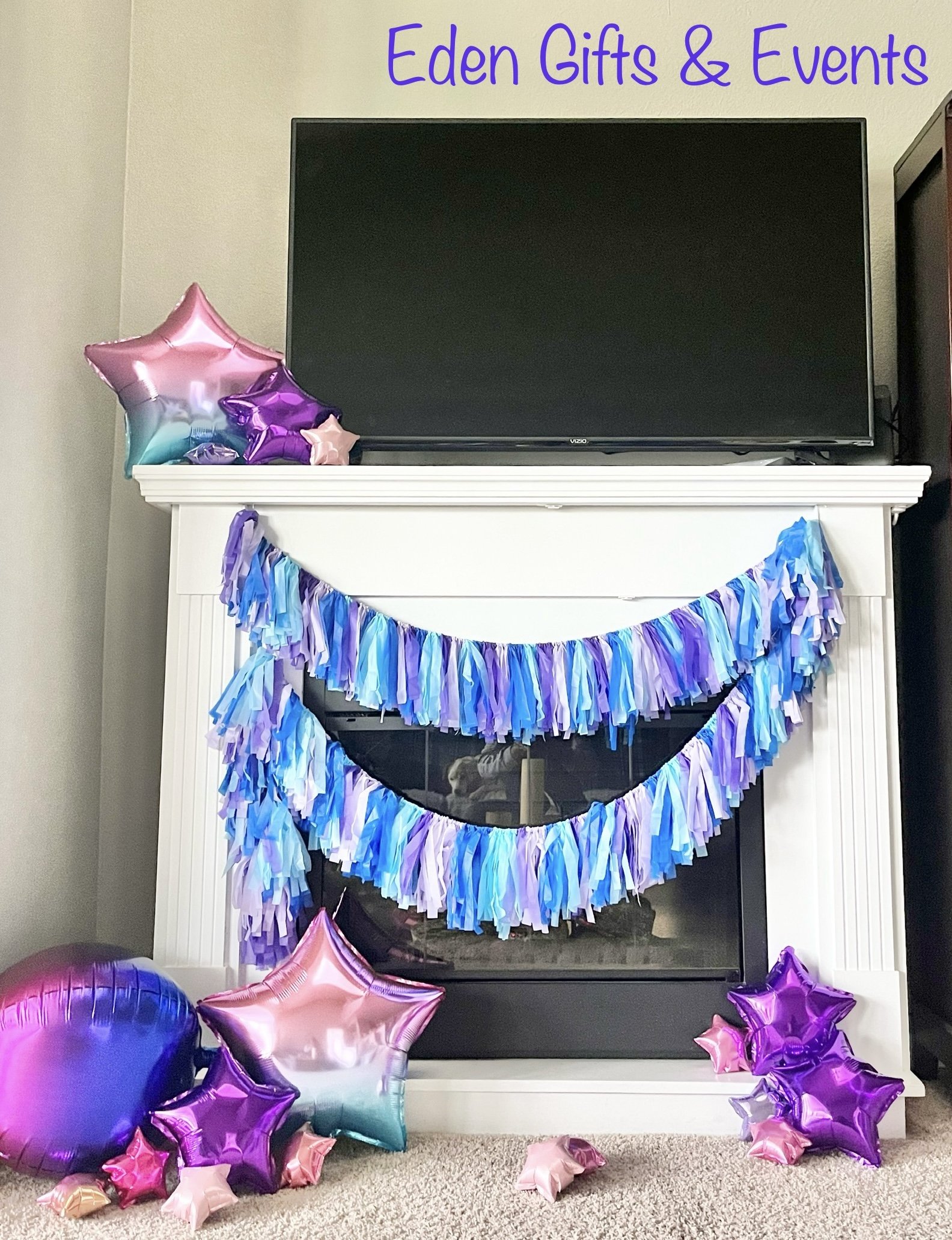 Reusable custom fringe garland party decorations in Jacksonville, FL