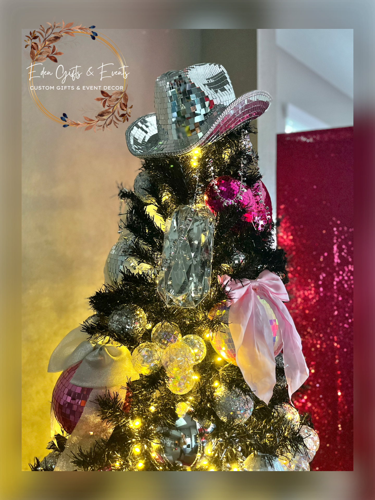 Eden Gifts & Events is your go-to destination for stunning event backdrops, fringe garland, and balloon garland, columns, and marquees.  We offer local delivery and FREE  pick-up options.  Request your FREE quote today!