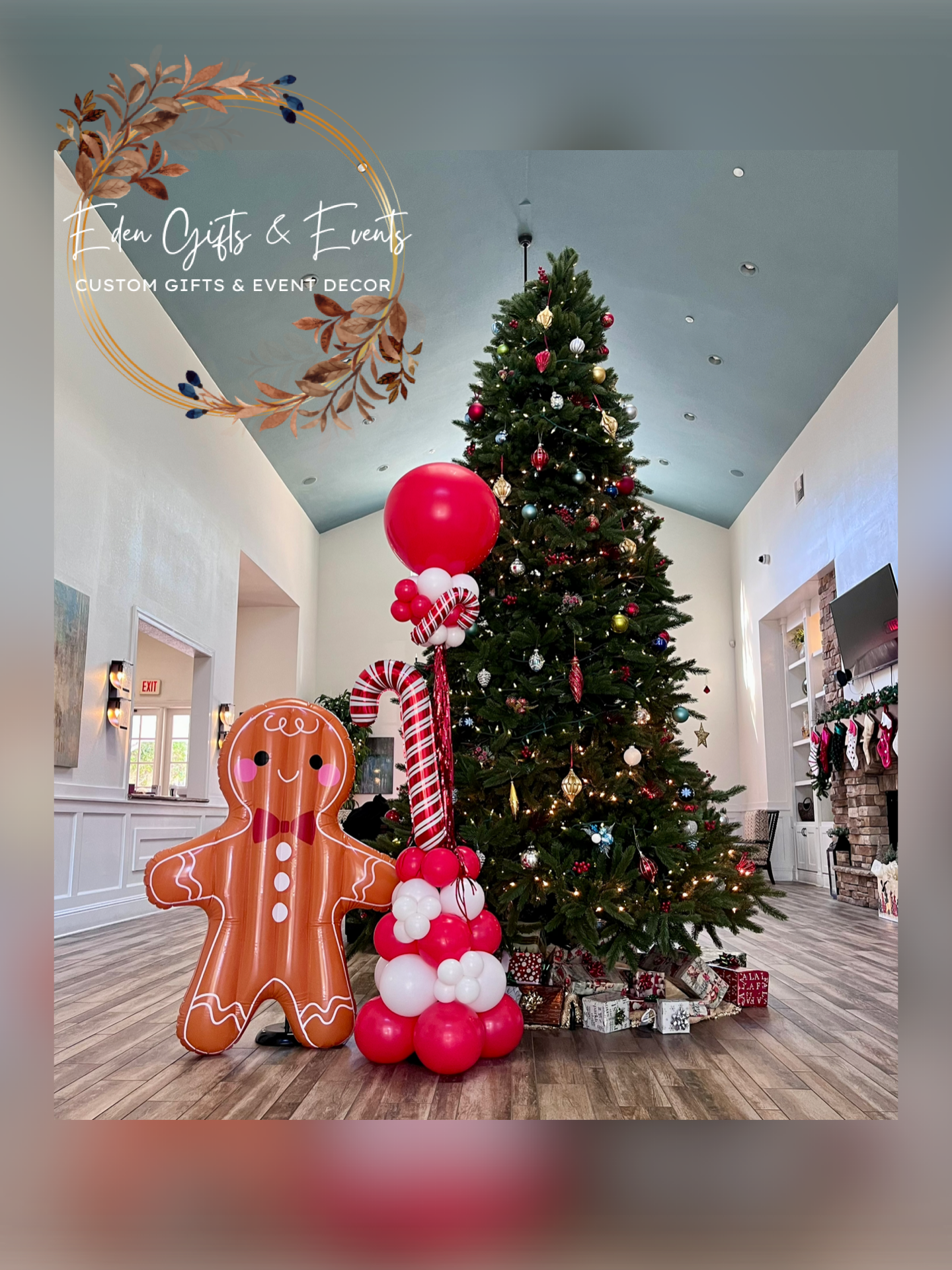 Eden Gifts & Events is THE destination for next level custom gift and event styling experiences in Jacksonville, FL with custom gifts, event backdrops, and balloon garland, arches, columns, and marquees available for local delivery and free pick-up o