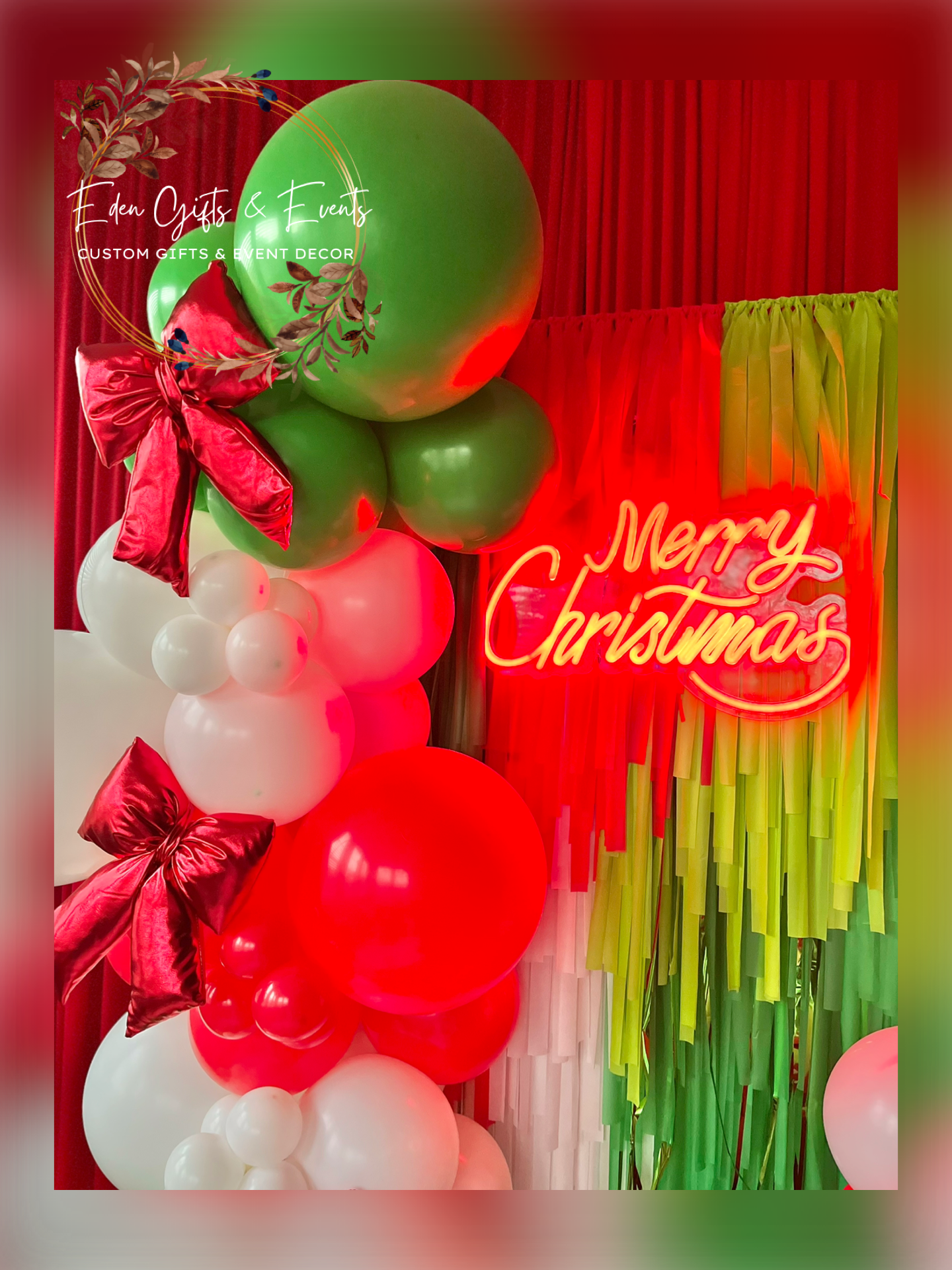 Eden Gifts & Events is Jacksonville’s go-to for custom gifts and unforgettable event styling. From one-of-a-kind gifts to show-stopping balloon installations—like garlands, arches, columns, and marquee displays—we bring your vision to life. We also o