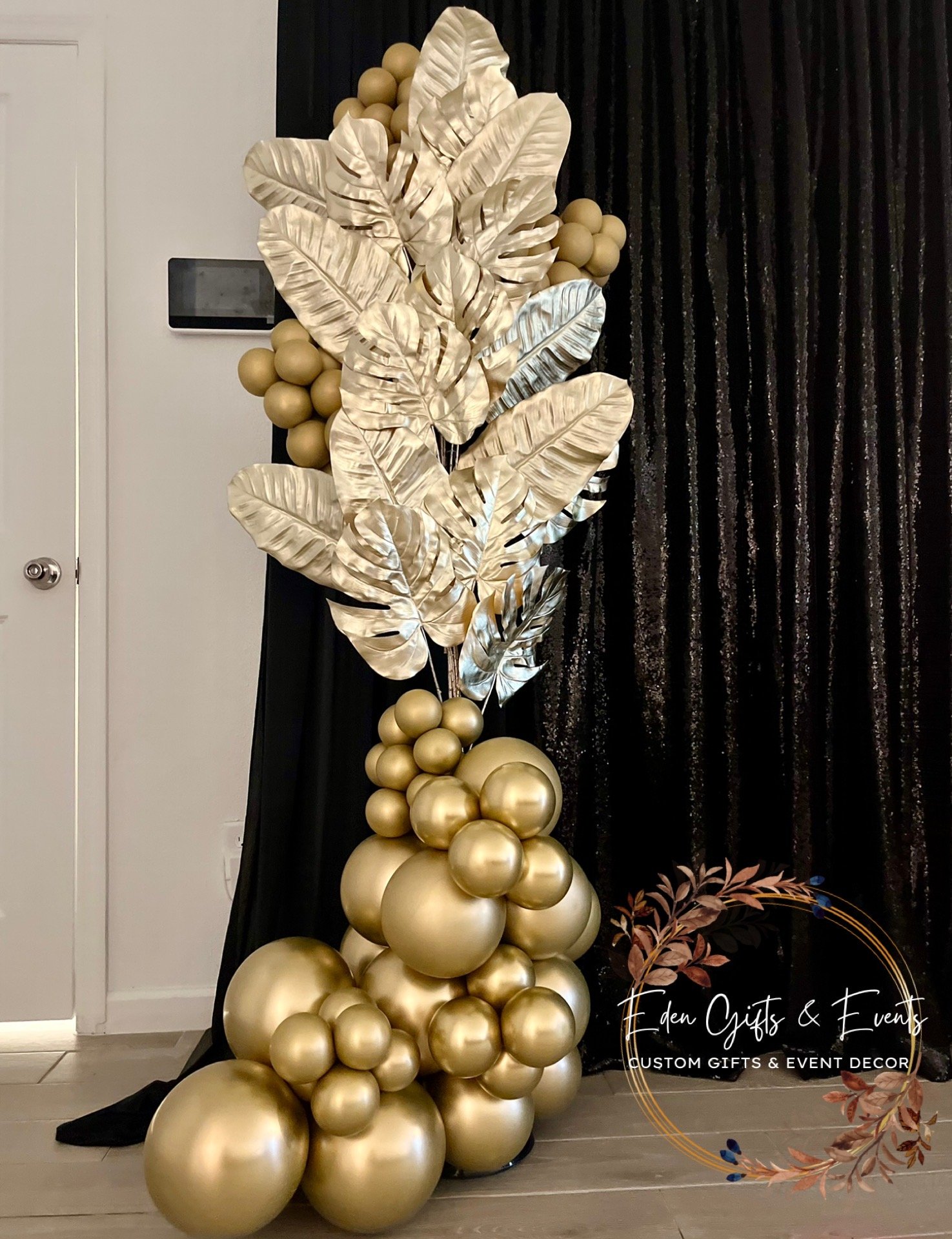 Eden Gifts & Events is THE destination for next level custom gift and event styling experiences in Jacksonville, FL with custom gifts, event backdrops, and balloon garland, arches, columns, and marquees available for local delivery and free pick-up o