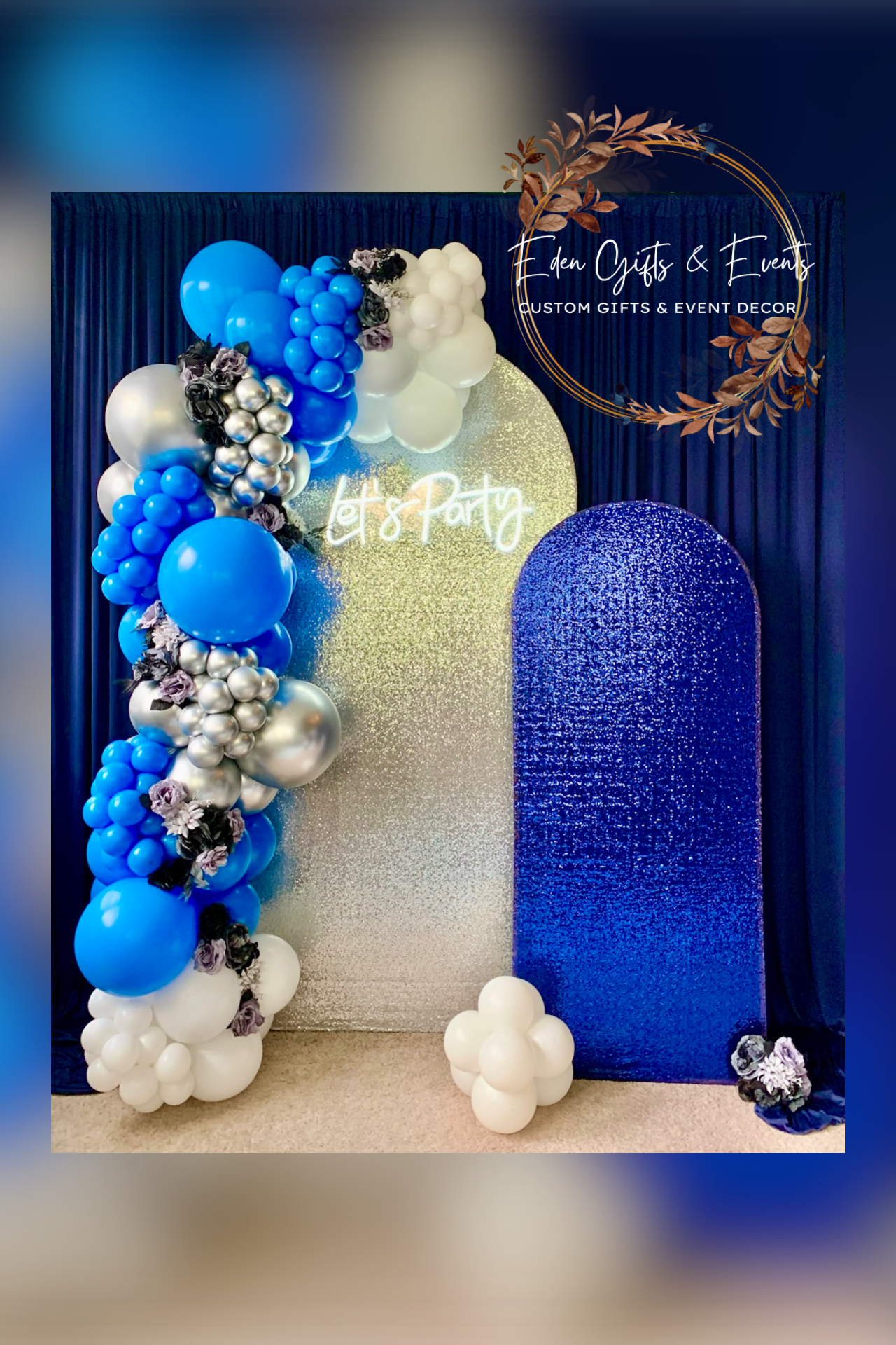 Eden Gifts & Events is Jacksonville’s go-to for custom gifts and unforgettable event styling. From one-of-a-kind gifts to show-stopping balloon installations—like garlands, arches, columns, and marquee displays—we bring your vision to life. We also o