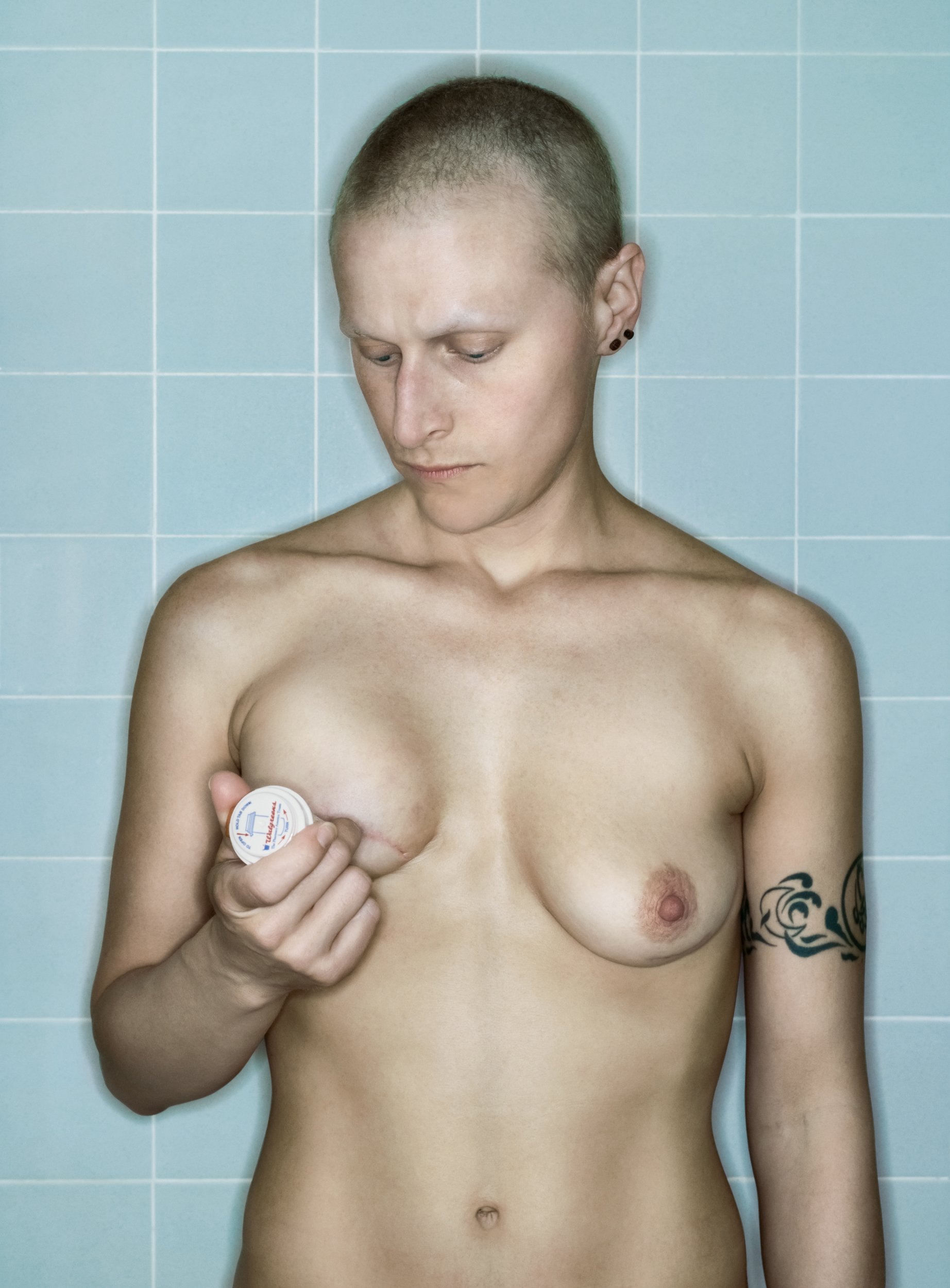 after breast cancer chemotherapy treatment self portrait of kerry mansfield