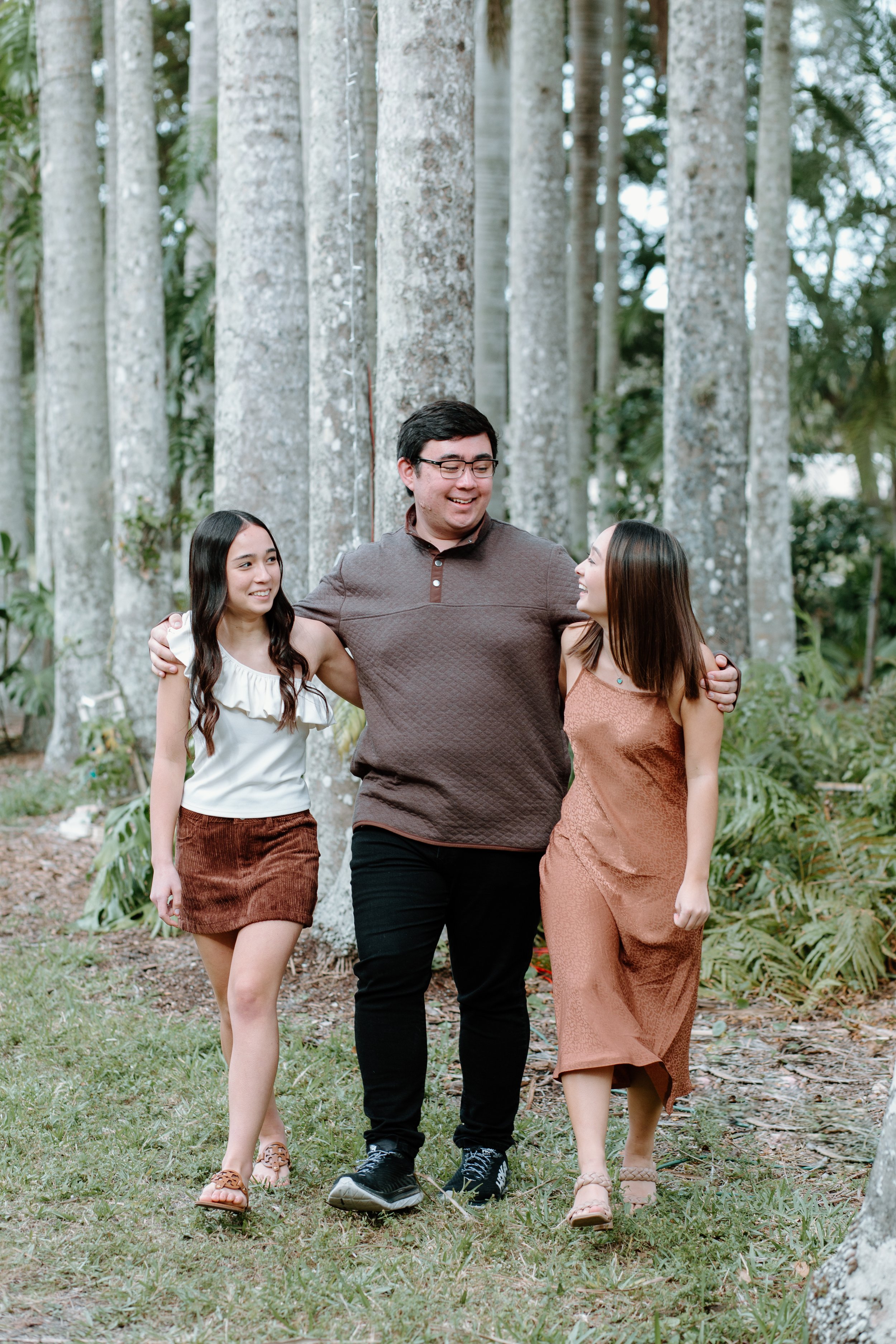 Siblings at Palma Sola Botanical Park