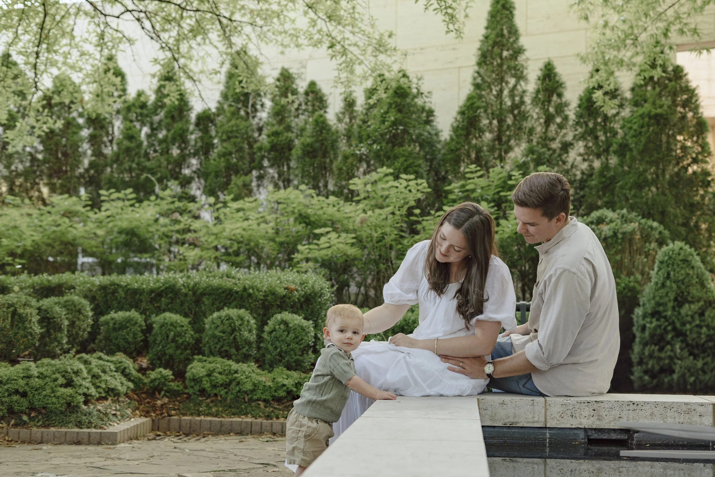 Auburn Art Museum Spring Family of Three