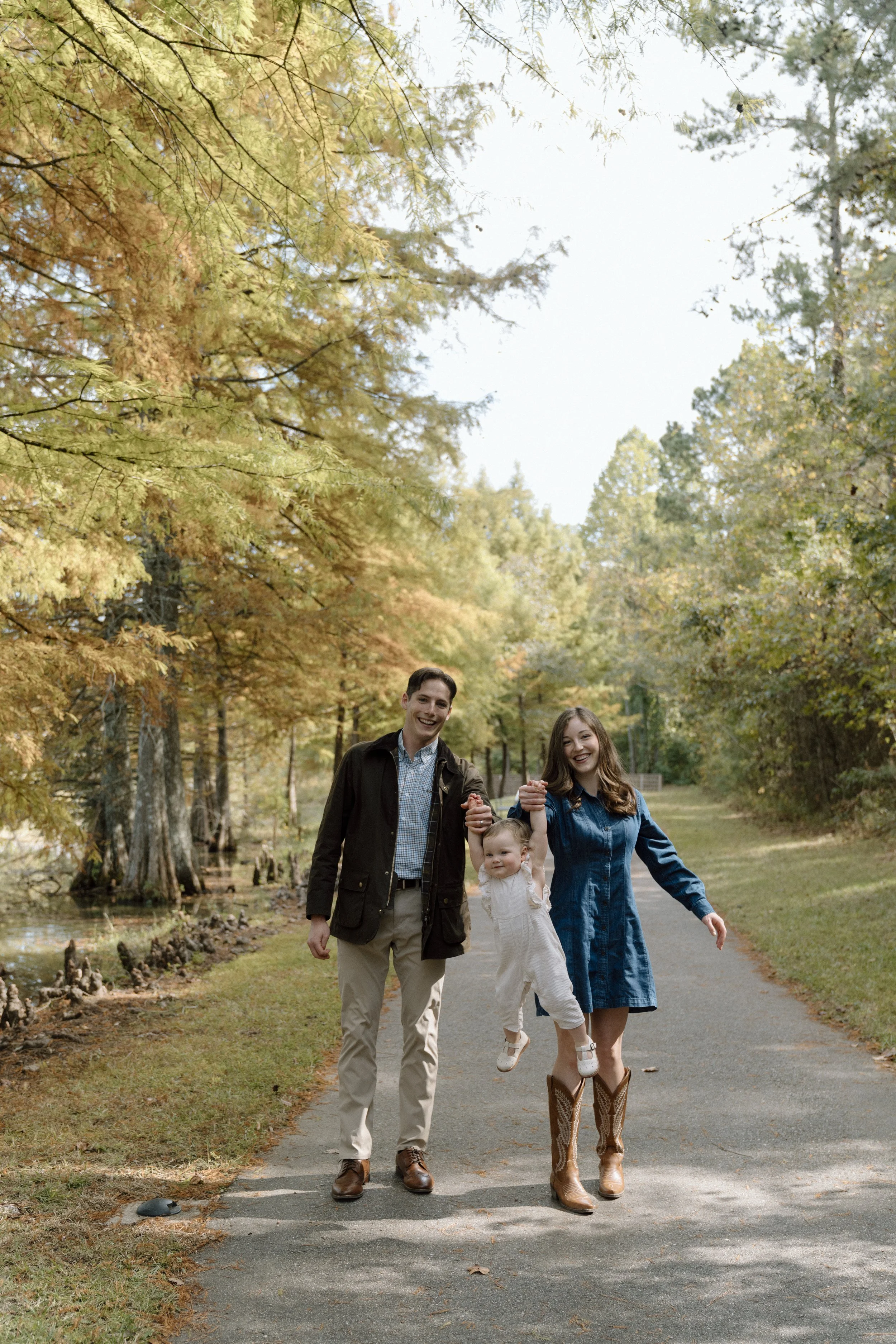 Family of Three at the VCOM-Auburn Pond