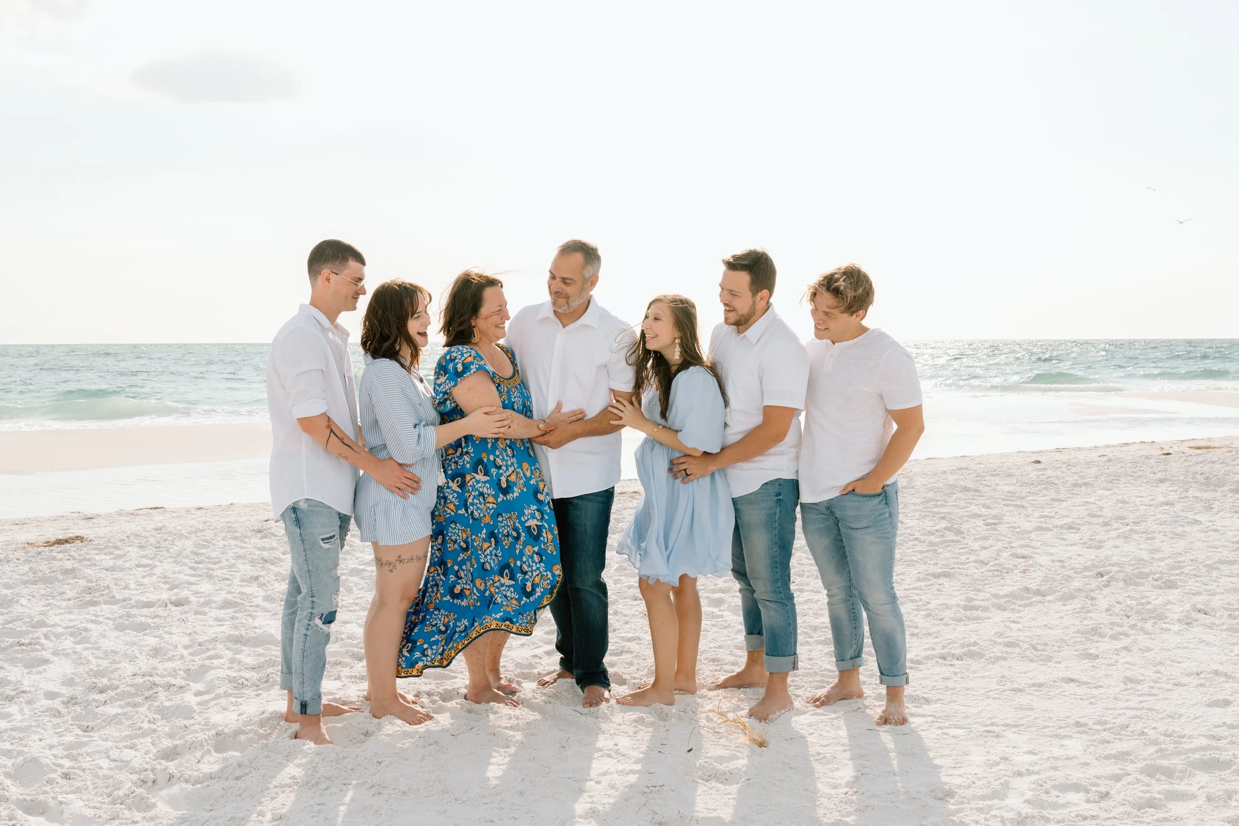 Extended Family Session on Anna Maria Island, FL