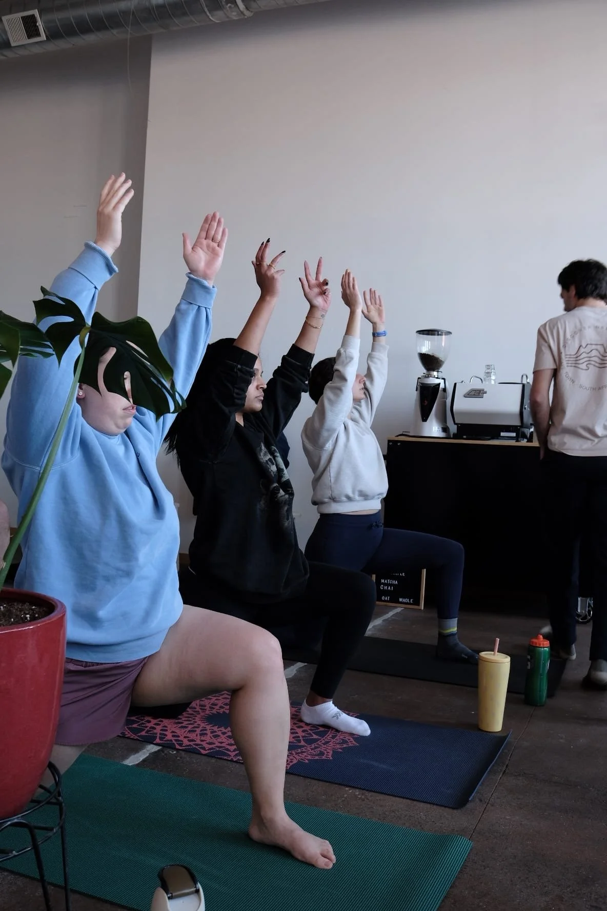 COFFEE AND YOGA: March 7th, at 9 a.m. (Every 1st Saturday of the Month)