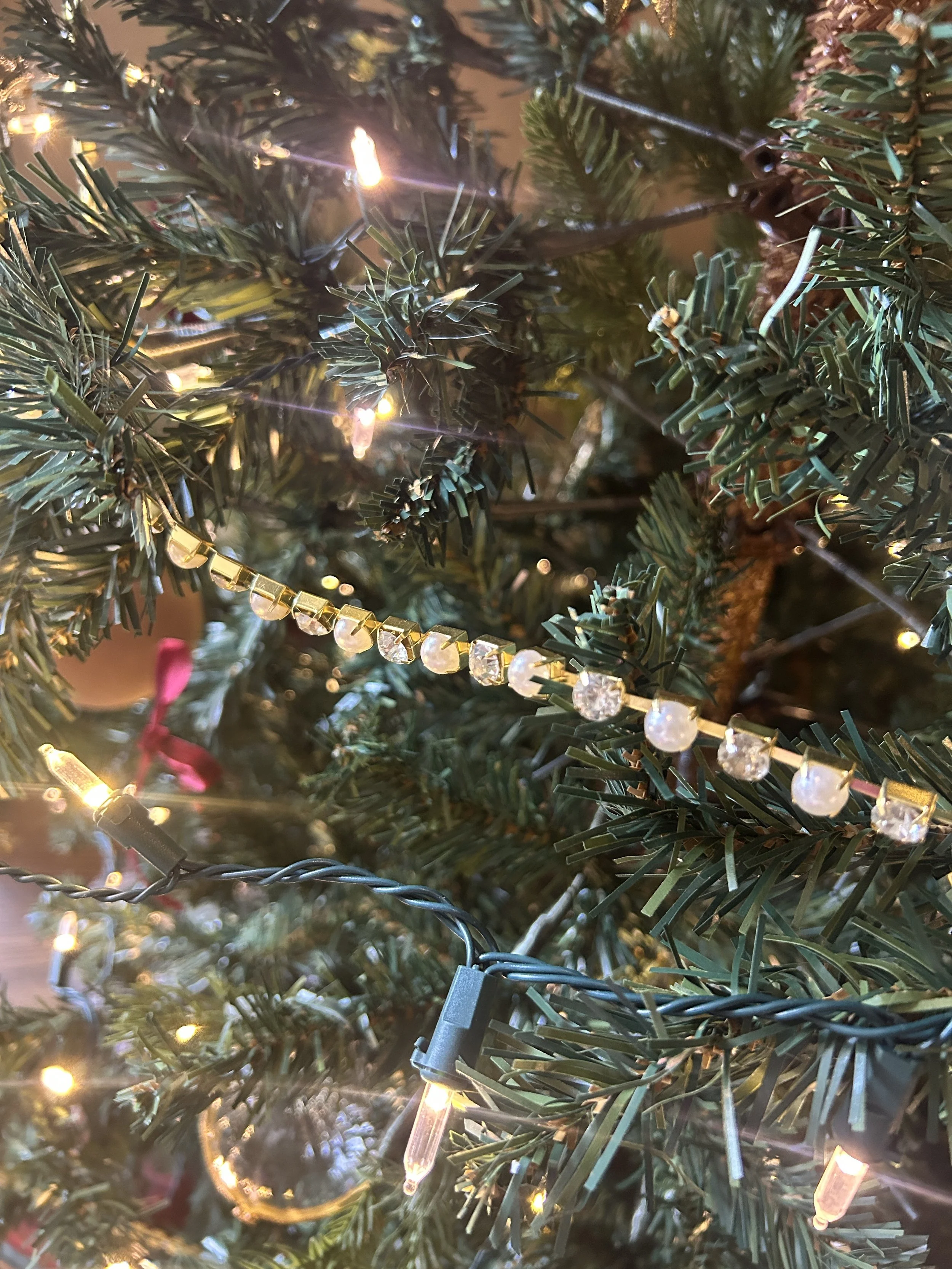 Crystal &amp; Gold Garland