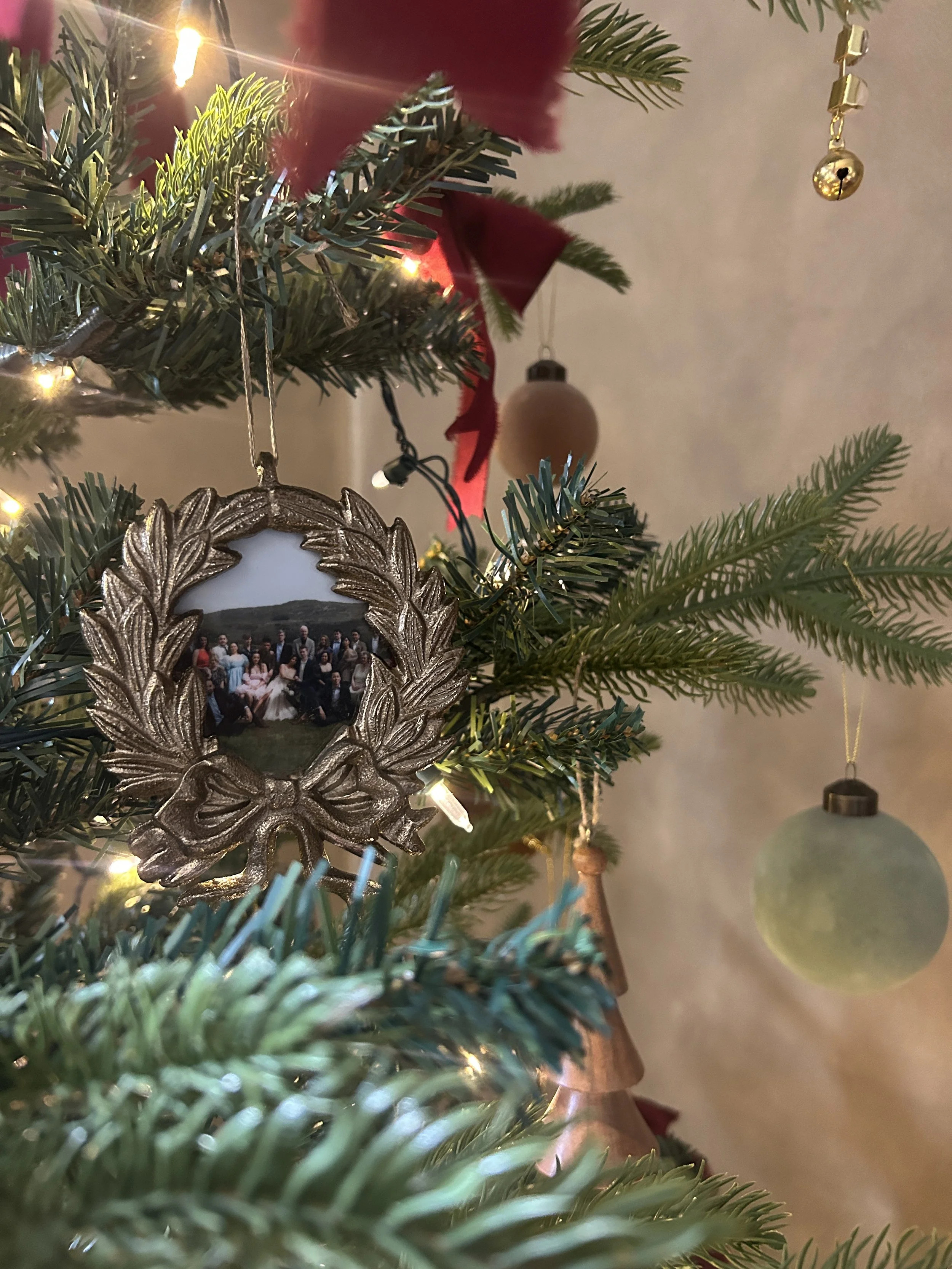 Wreath Picture Frame Ornaments