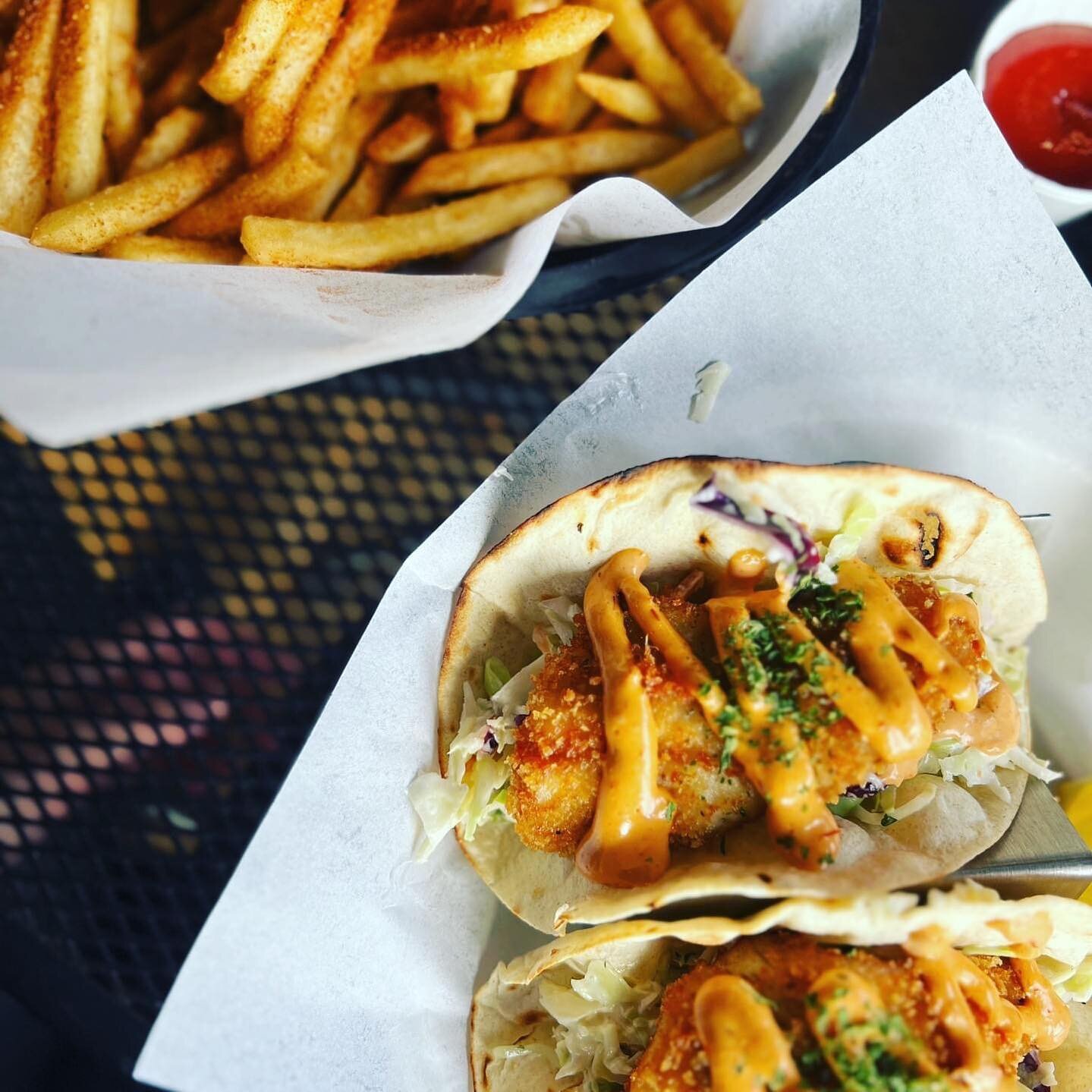 A perfect combination of flavors and textures; our seafood tacos are a consistent crowd favorite. @blainewachamber