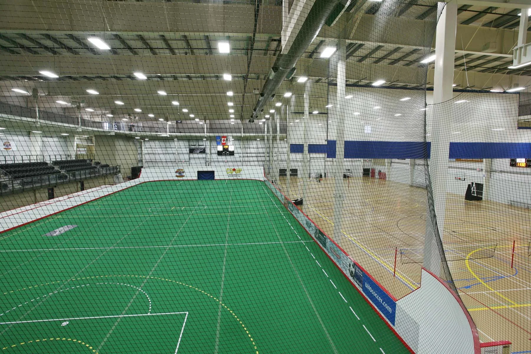 Leduc Rec Center offers indoor field space and gymnasiums 