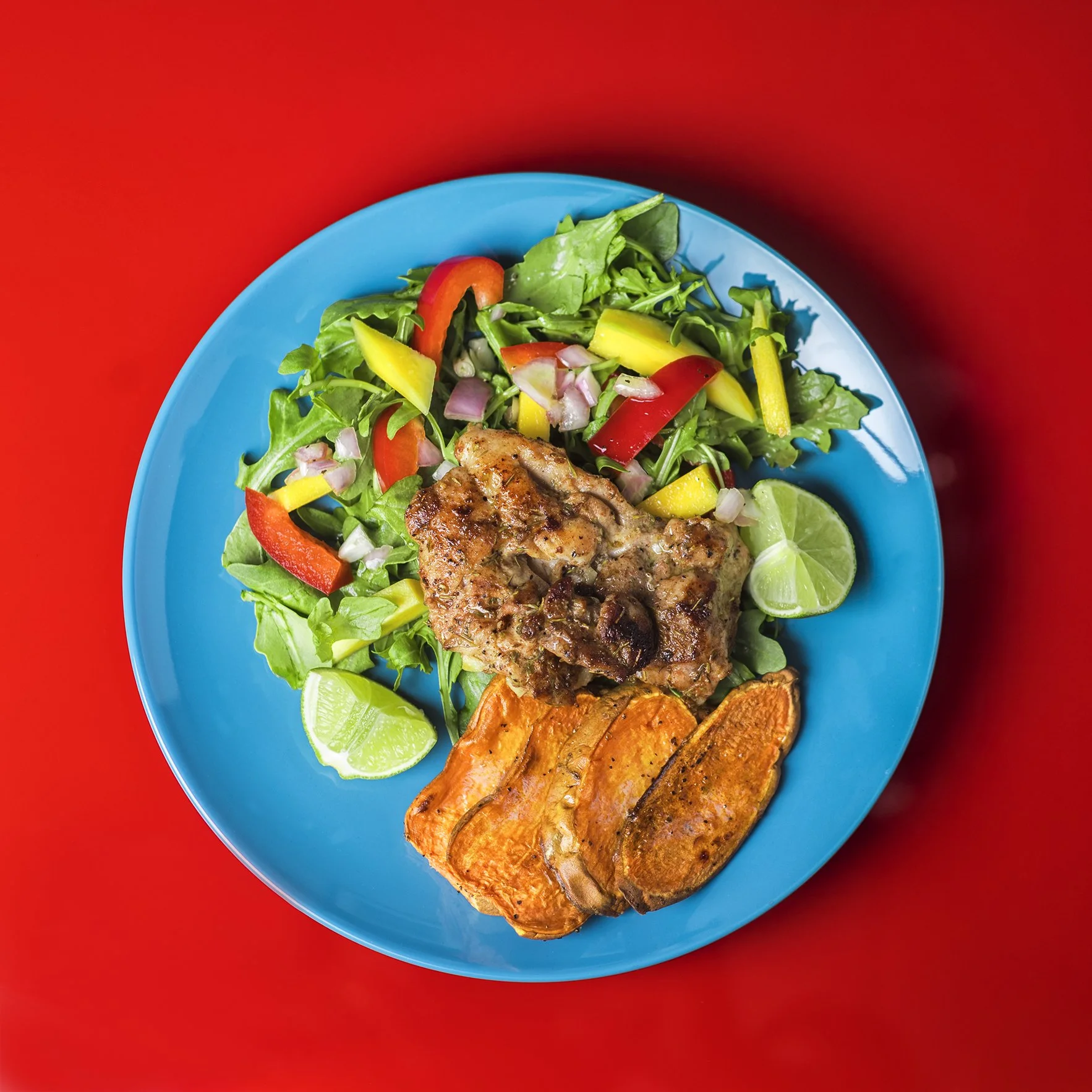 Jerk Chicken and Mango Bell Pepper Salad.jpg